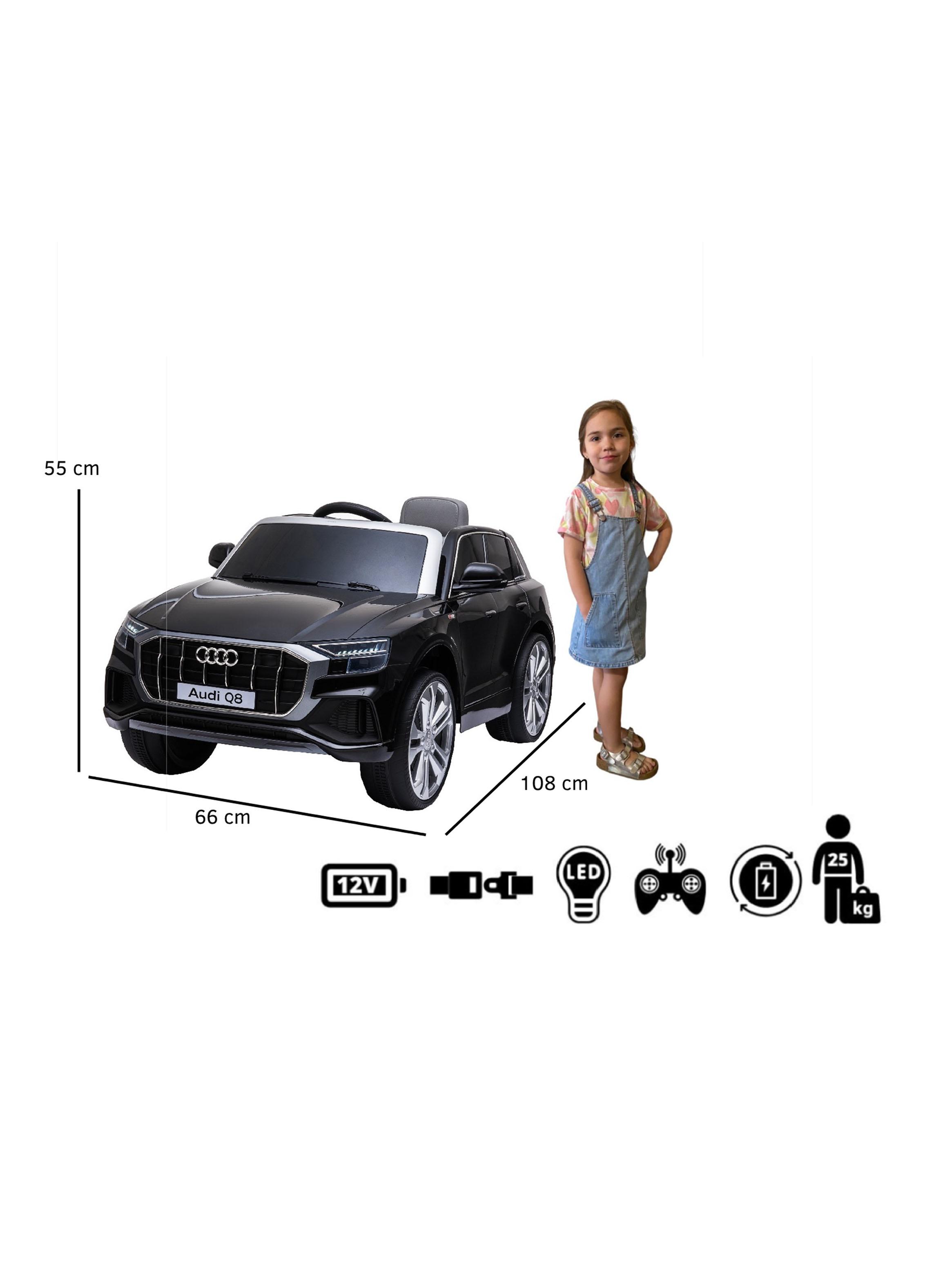 Auto a Batería 12V Audi Q8 Negro-1