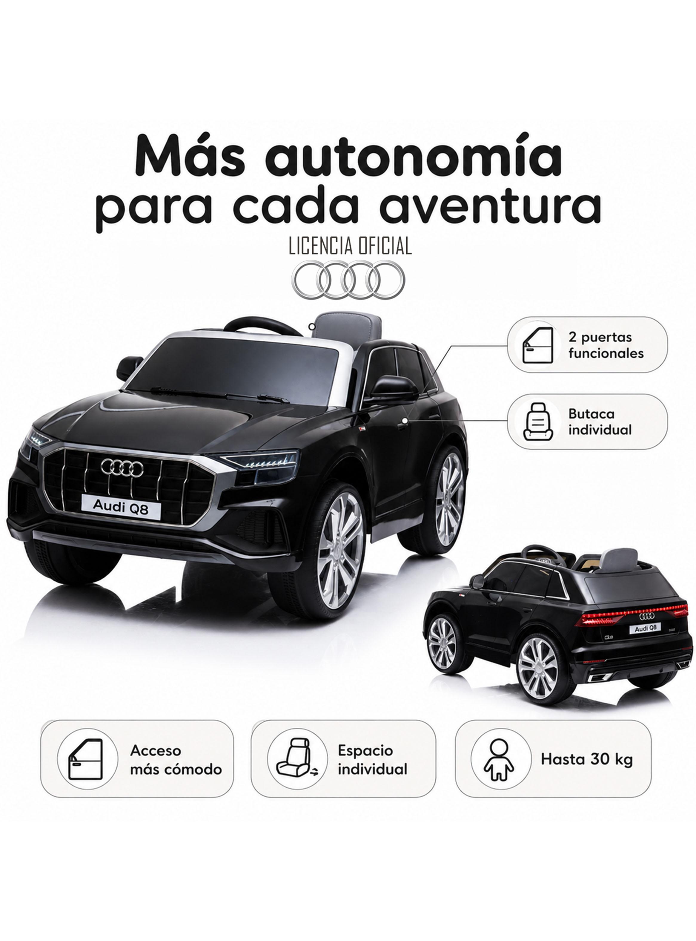 Auto a Batería 12V Audi Q8 Negro-2