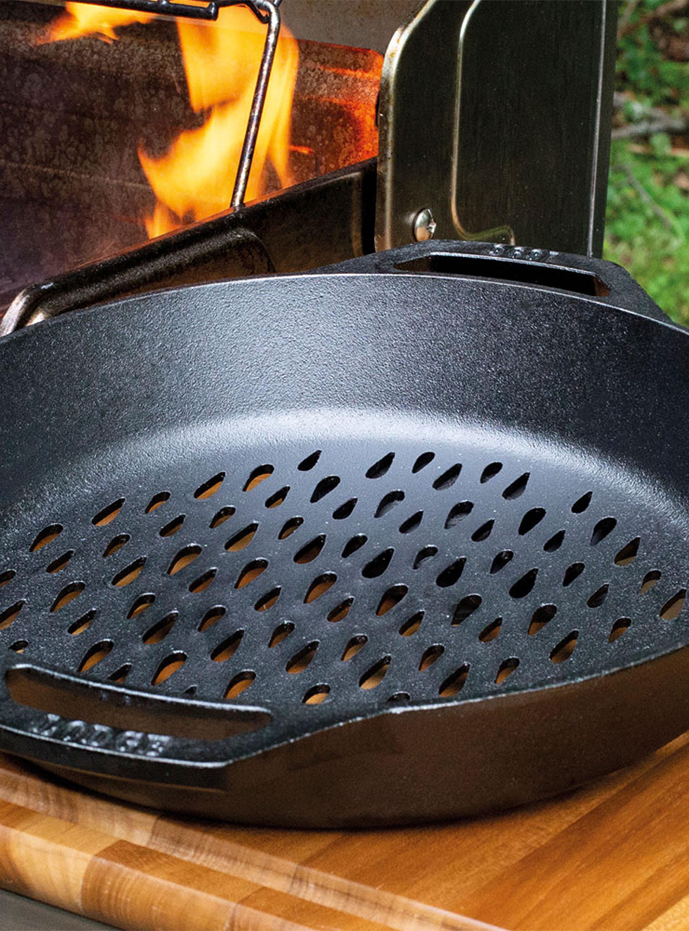 Canasta para Parrilla Doble Asa 30 cm-2