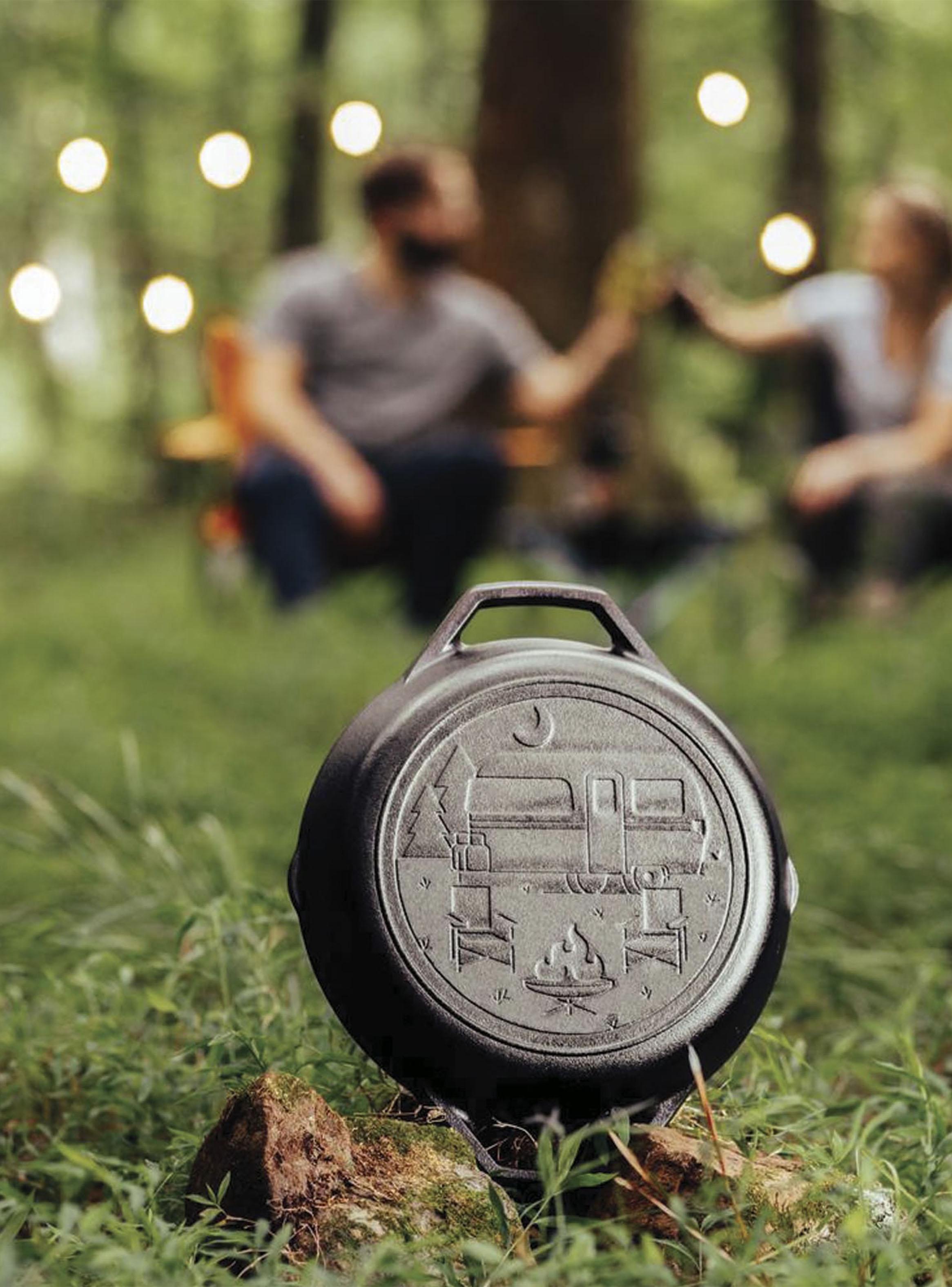 Sartén Doble Asa Camper Wanderlust Hierro Funndido 26 cm-2