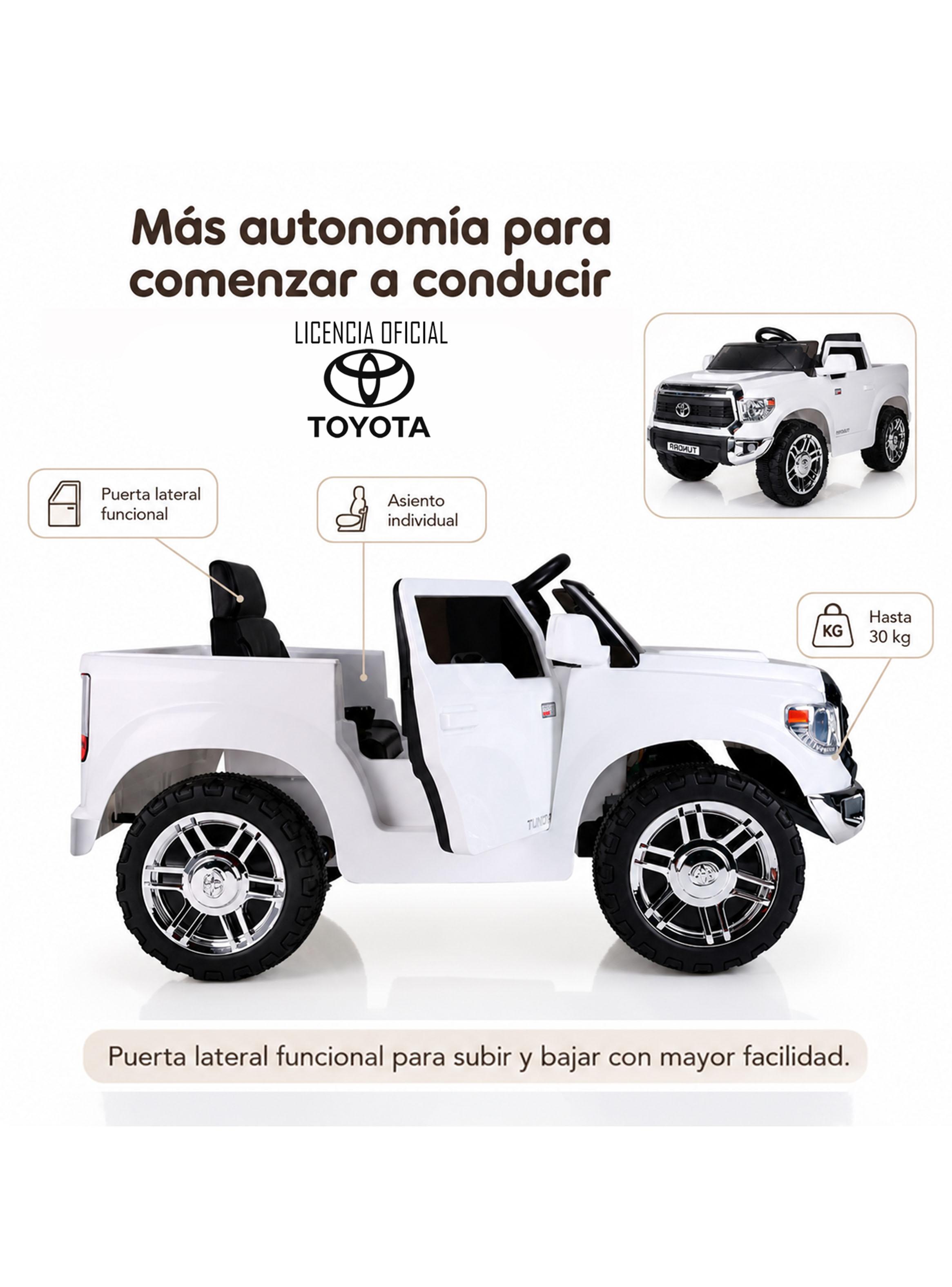 Auto a Batería Toyota Tundra Blanco-4