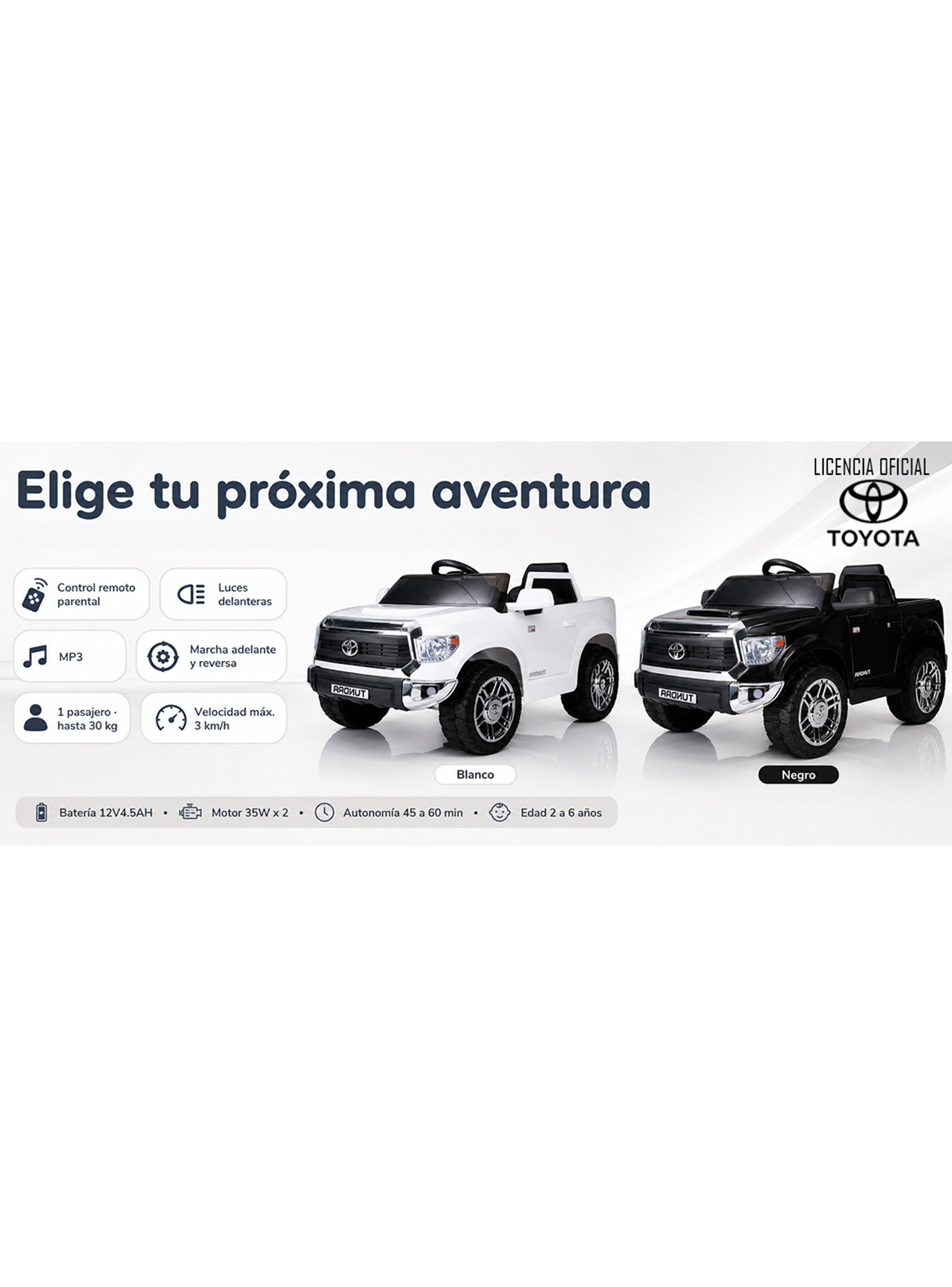 Auto a Batería Toyota Tundra Blanco-3