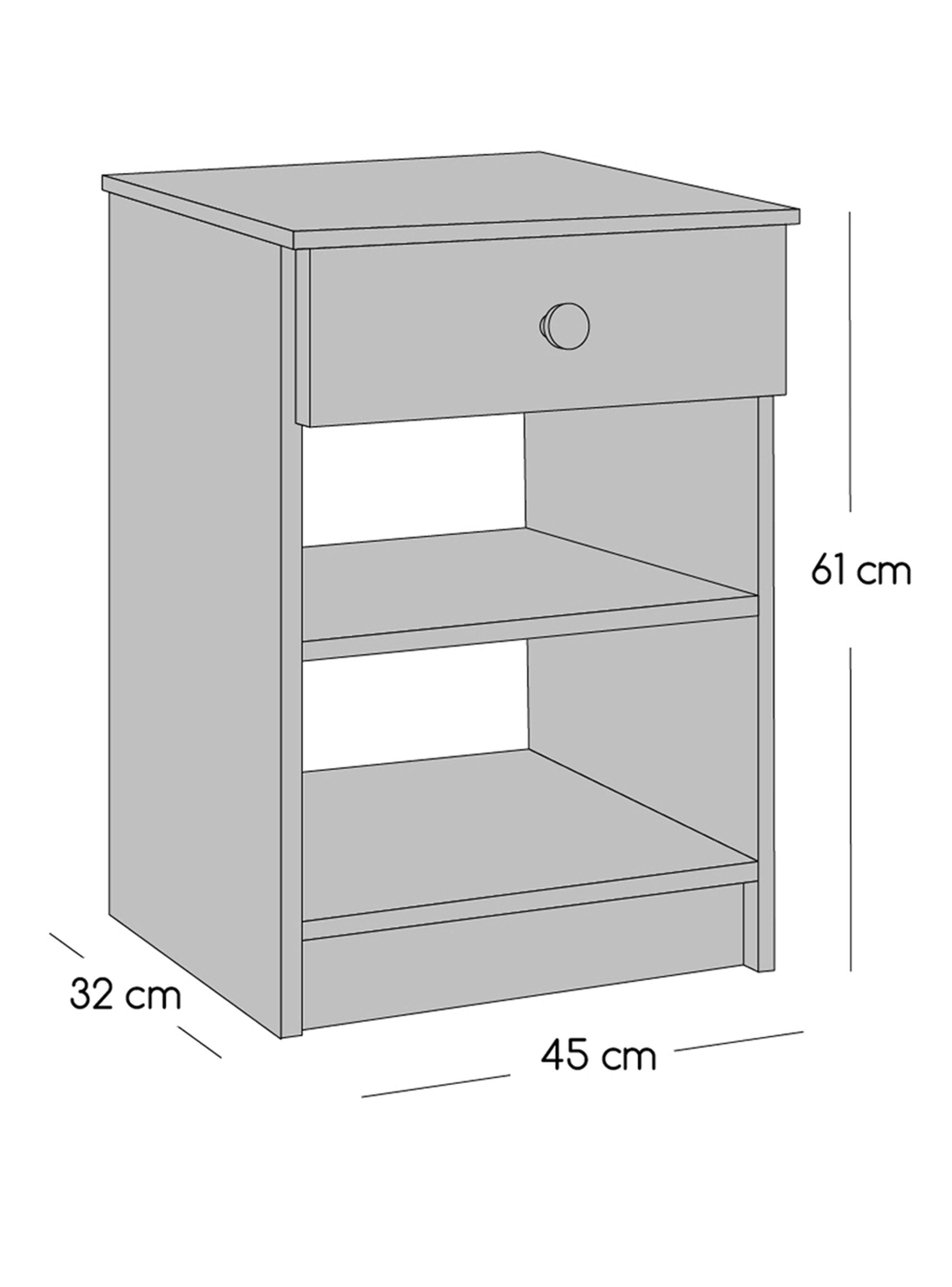 Cama Nido Apolo Black 1.5 Plazas + Respaldo Everest + Velador-2