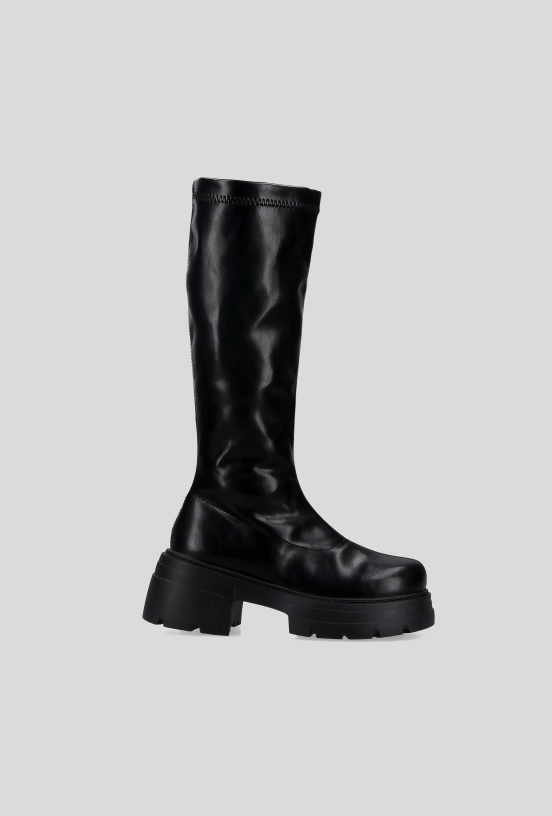 Bota larga Ajustada Mujer-3
