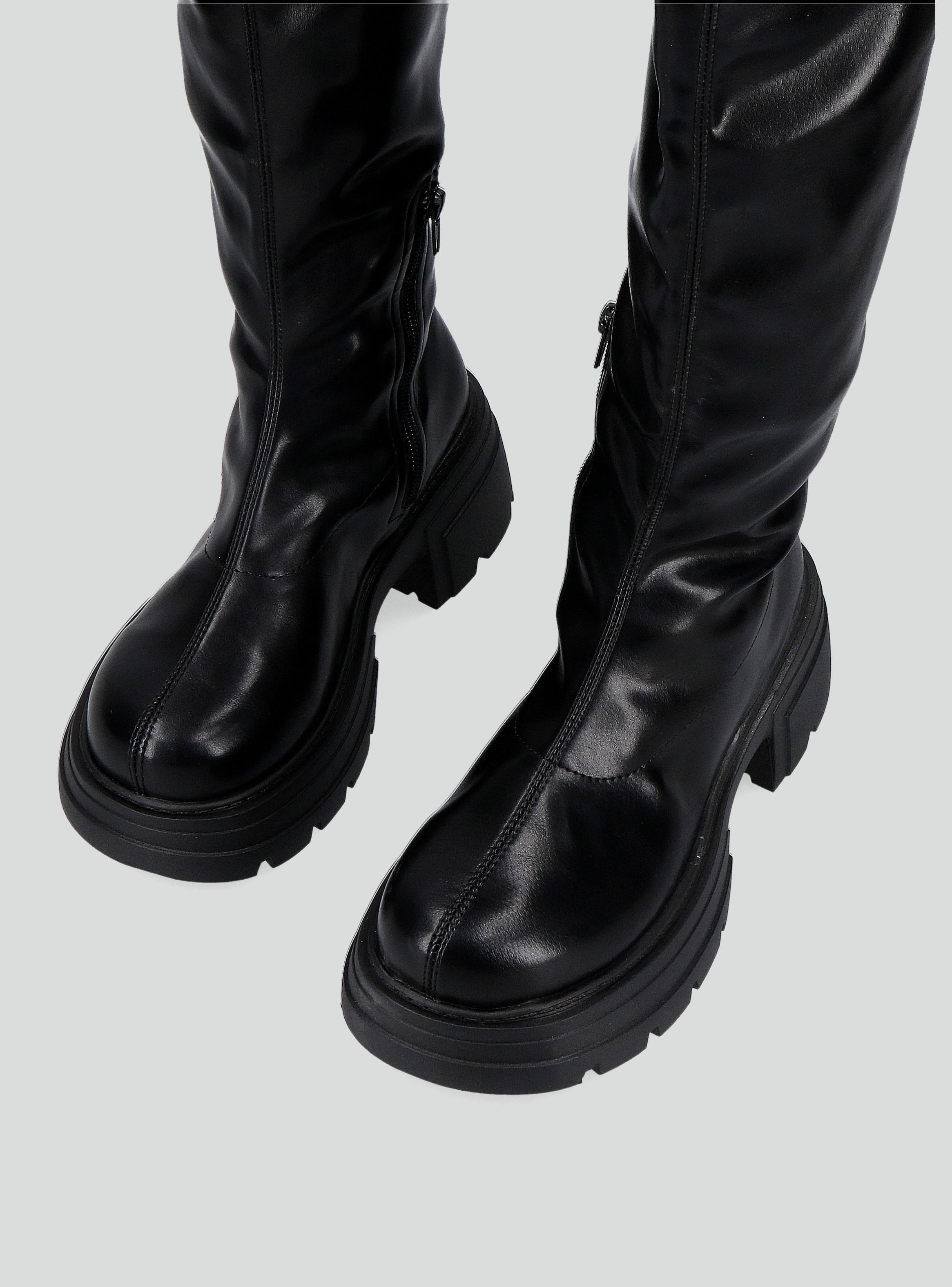 Bota larga Ajustada Mujer-2