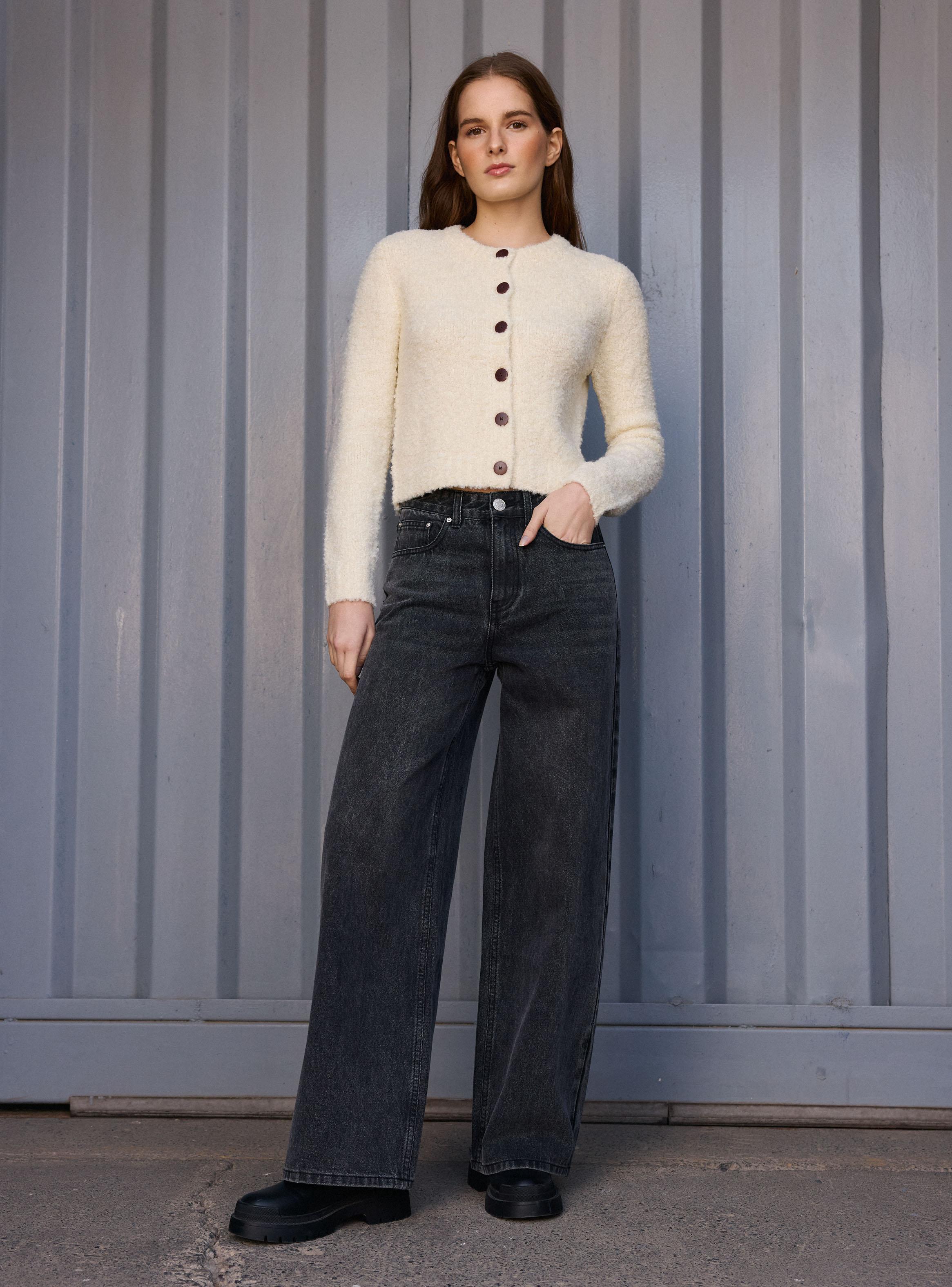 Jeans Tiro Bajo Puddle Extra Baggy-4
