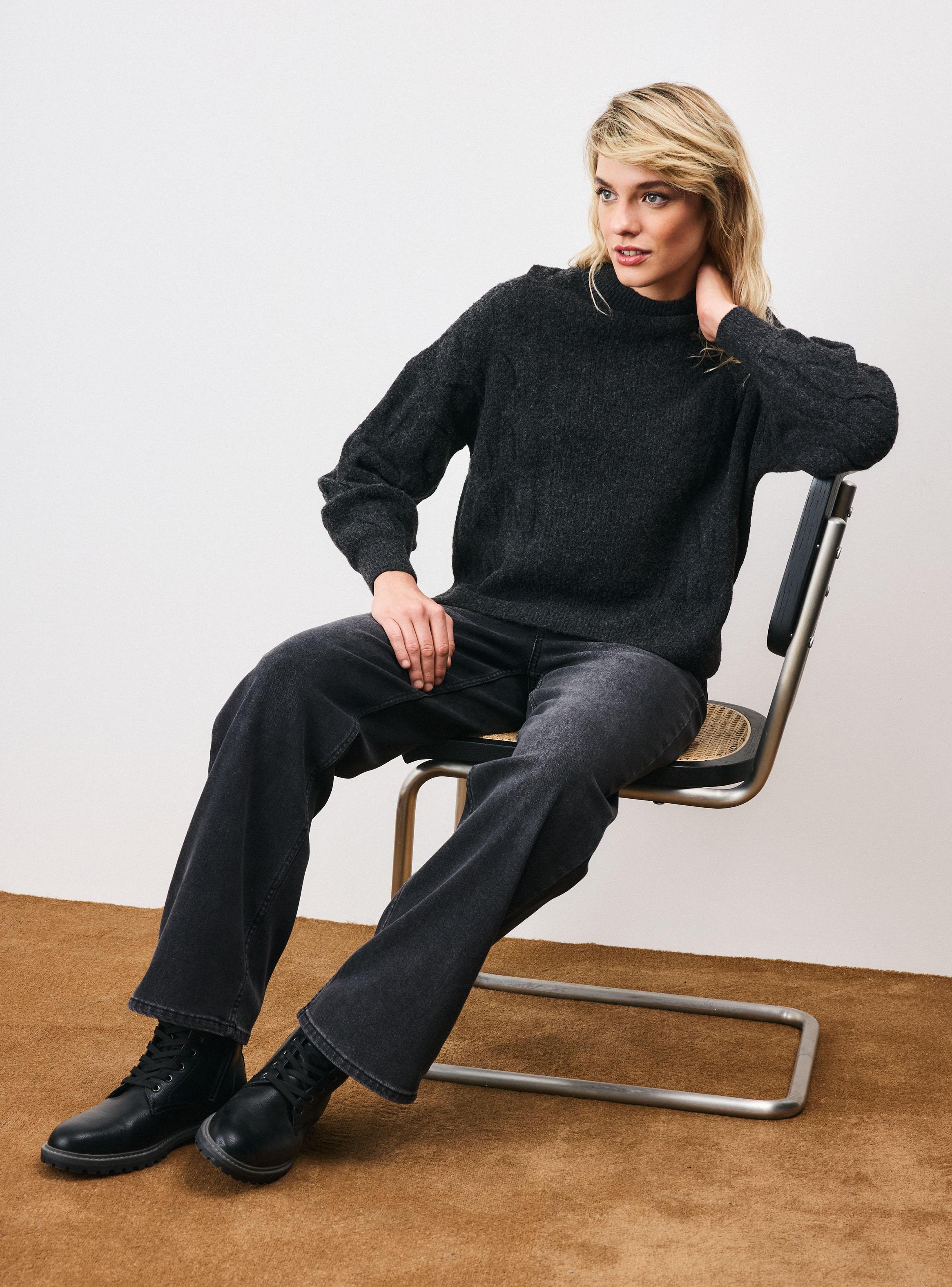 Sweater Diseño Trenza-4