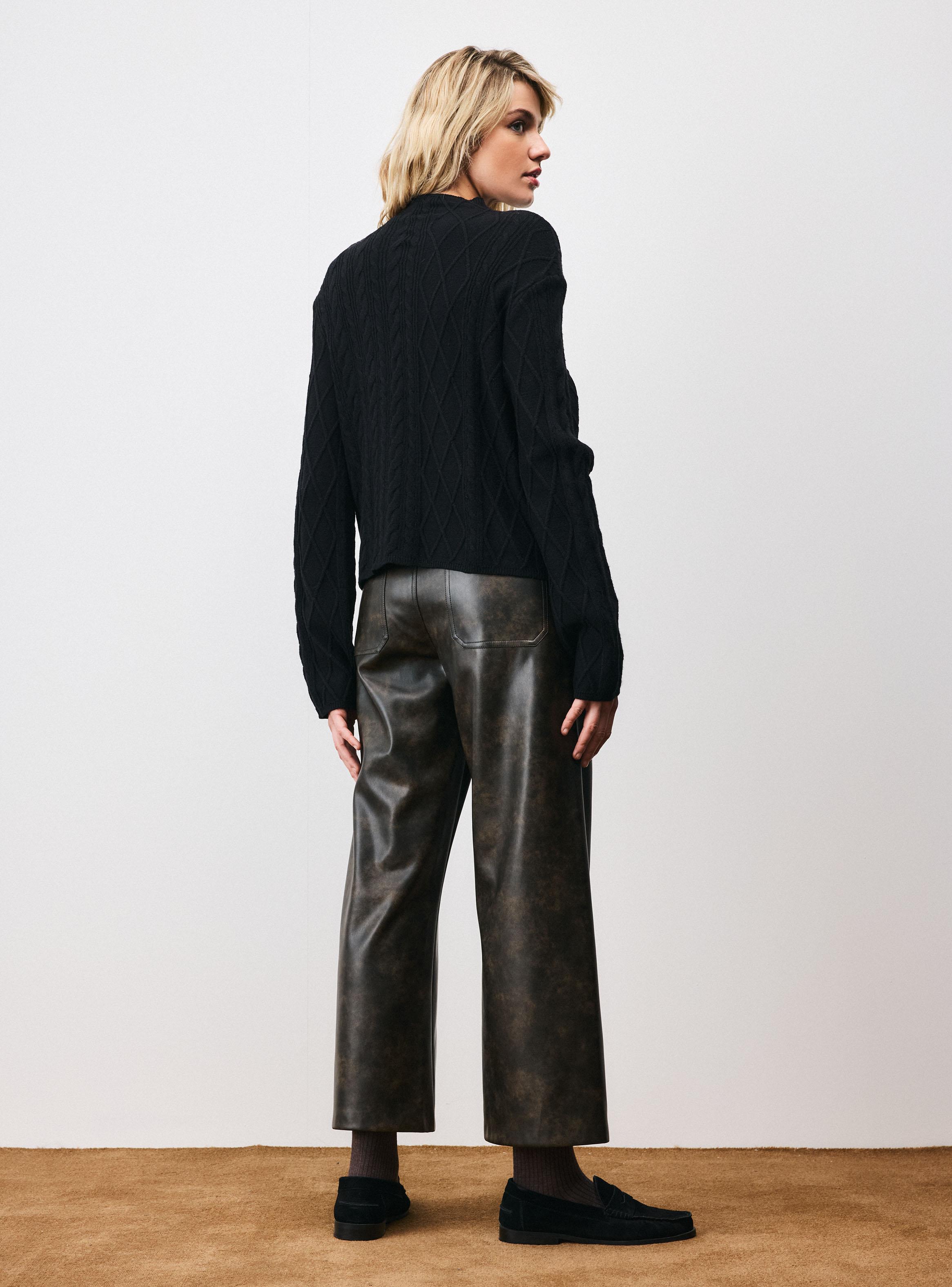 Sweater Full Patchwork Trenzado-5