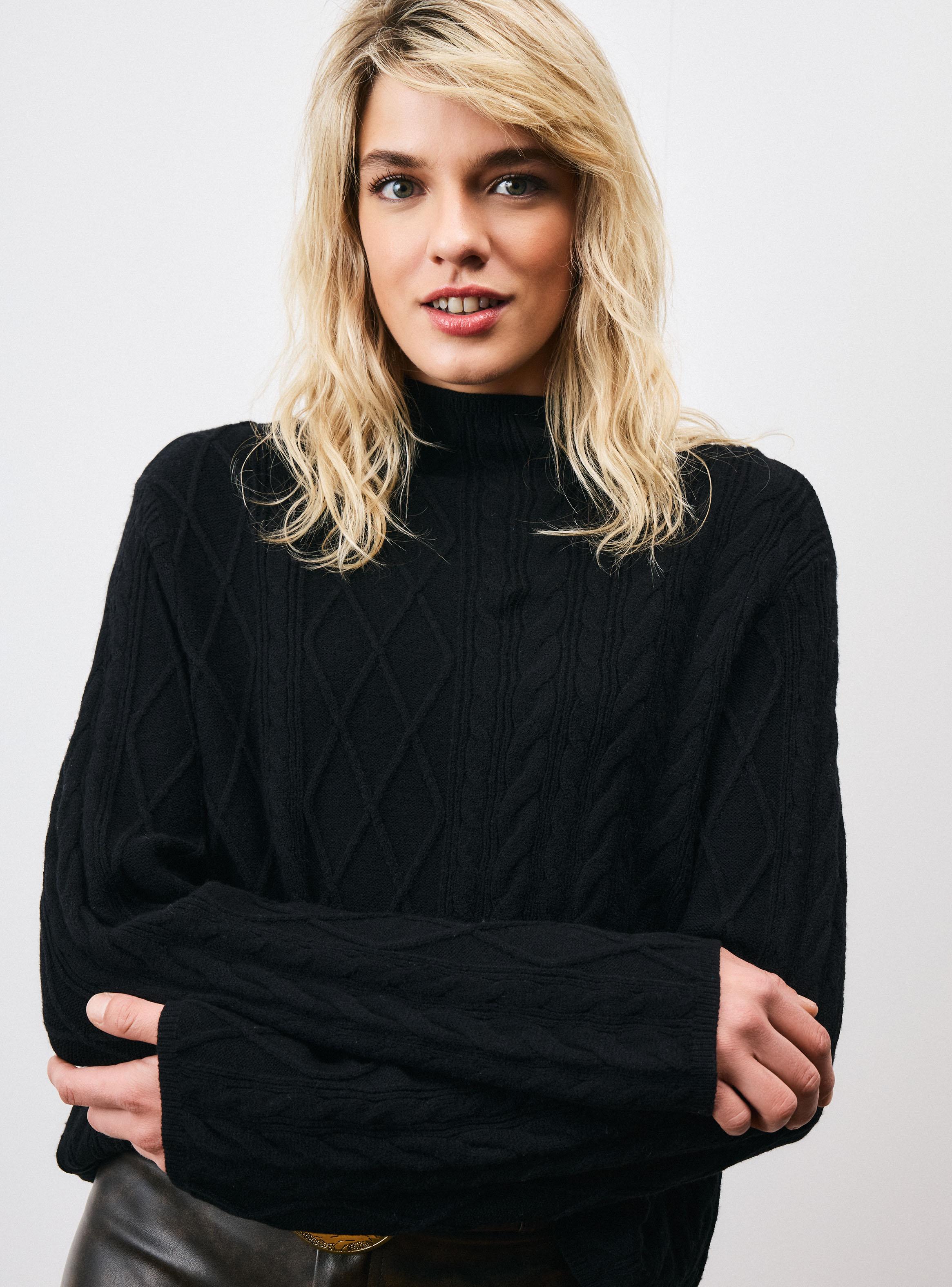 Sweater Full Patchwork Trenzado-2