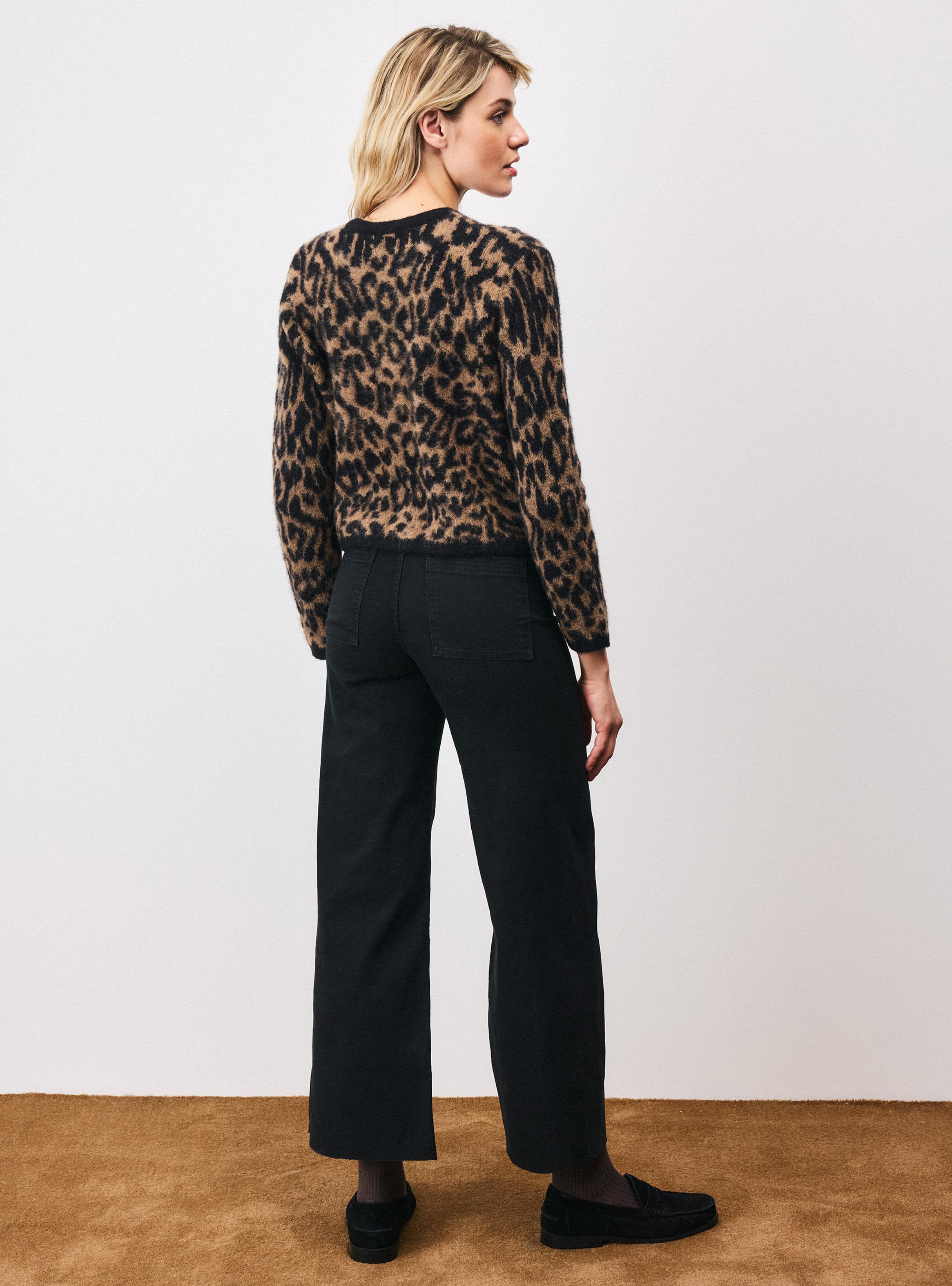 Chaleco Cárdigan Jacquard Animal-5