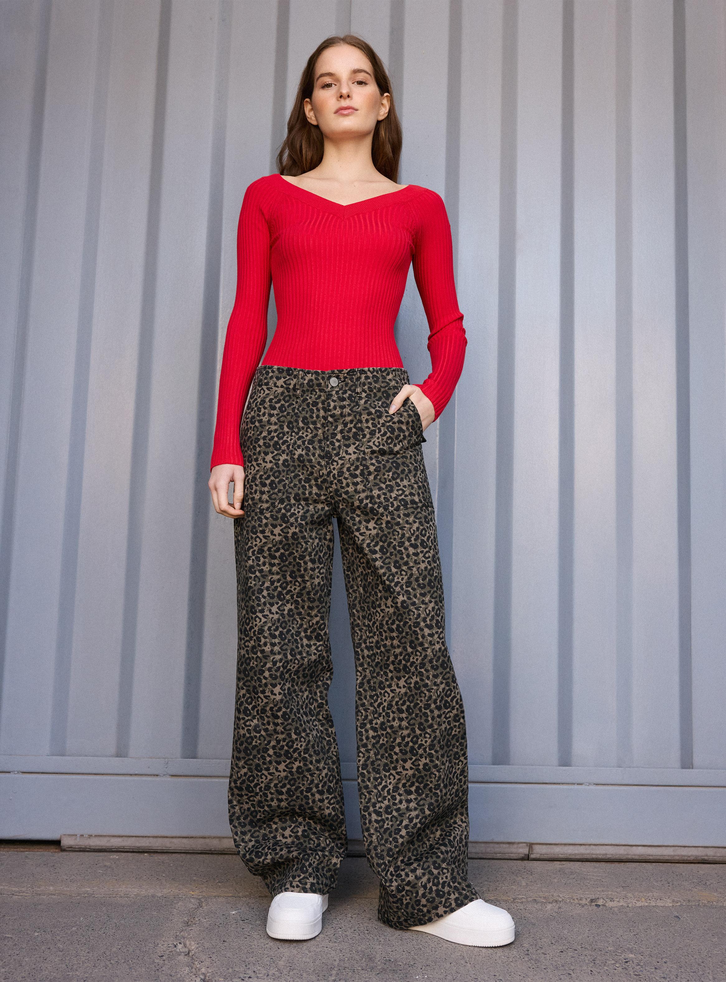 Pantalón Wide Leg-4