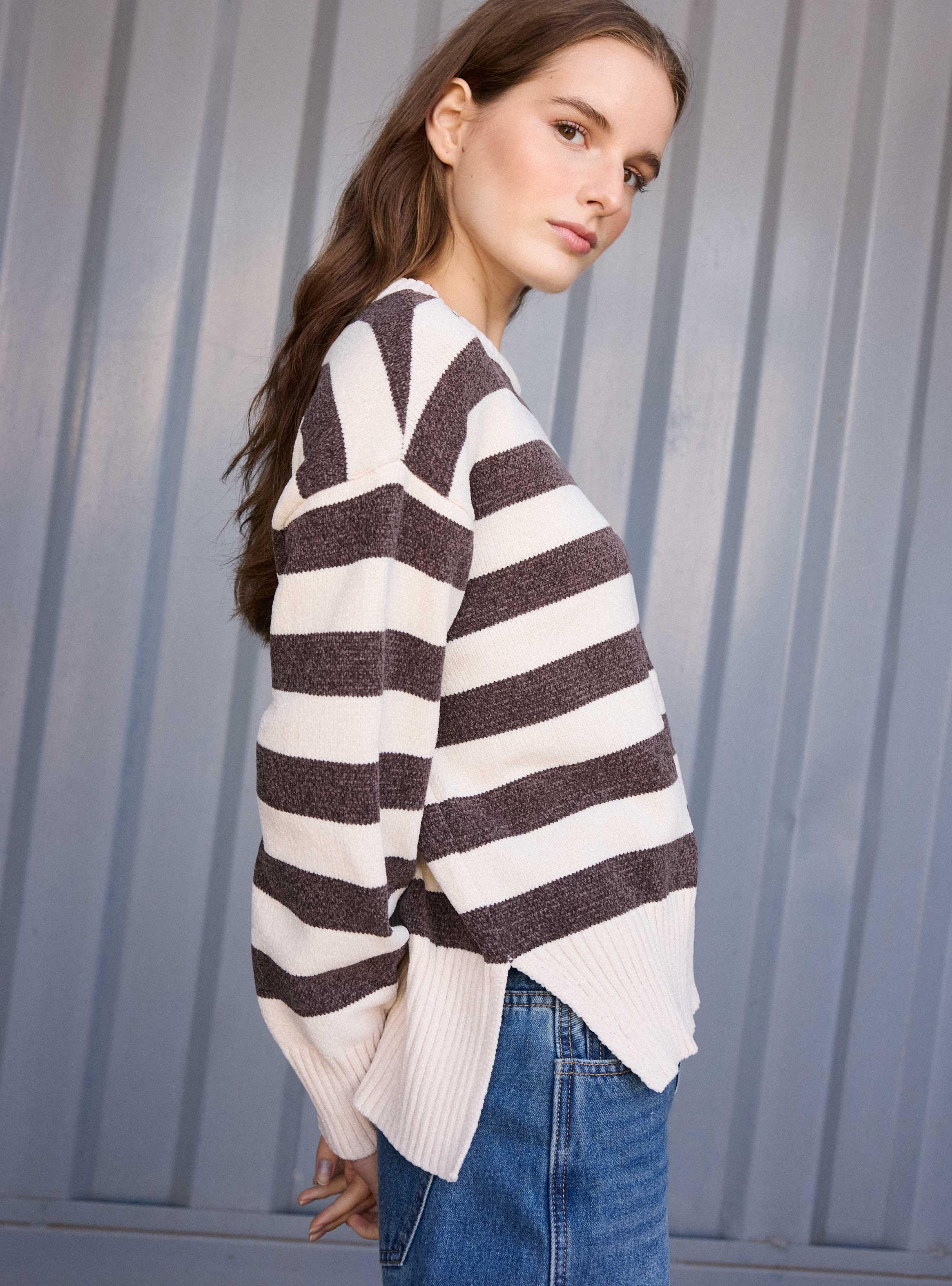 Sweater Rayas Chenille-3
