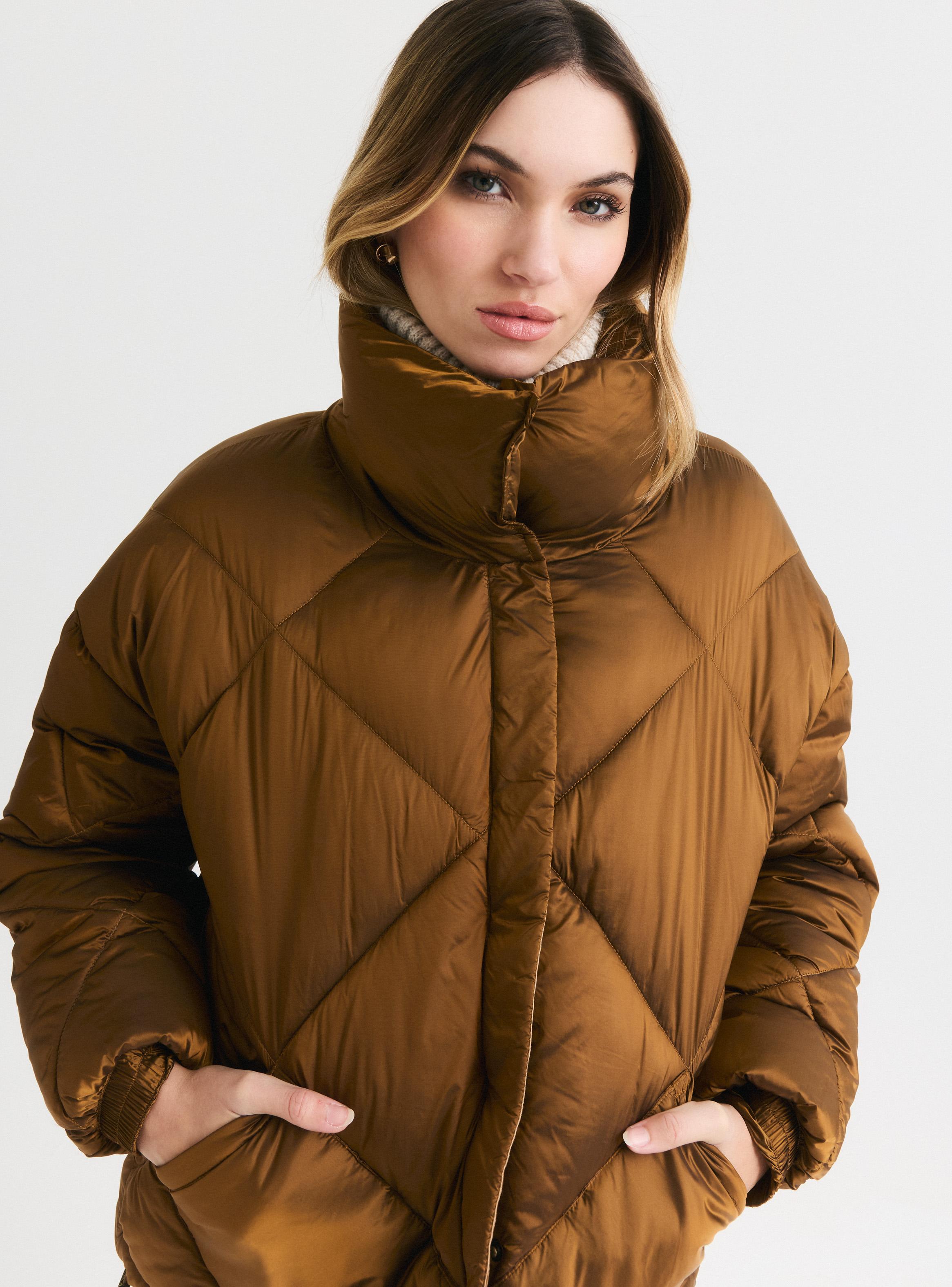 Parka Acolchada con Bolsillos-3