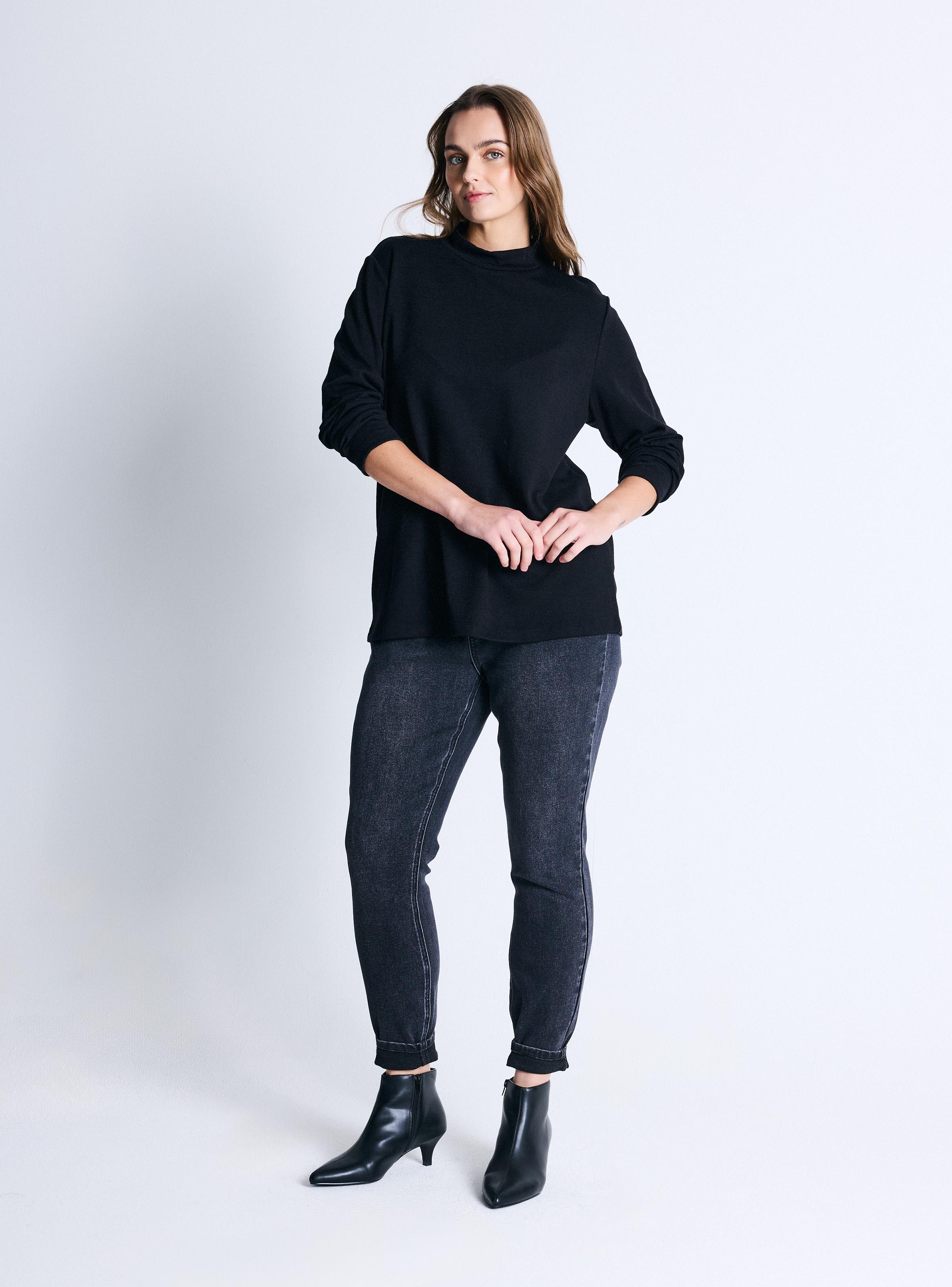 Sweater Cuello Alto Básico-4
