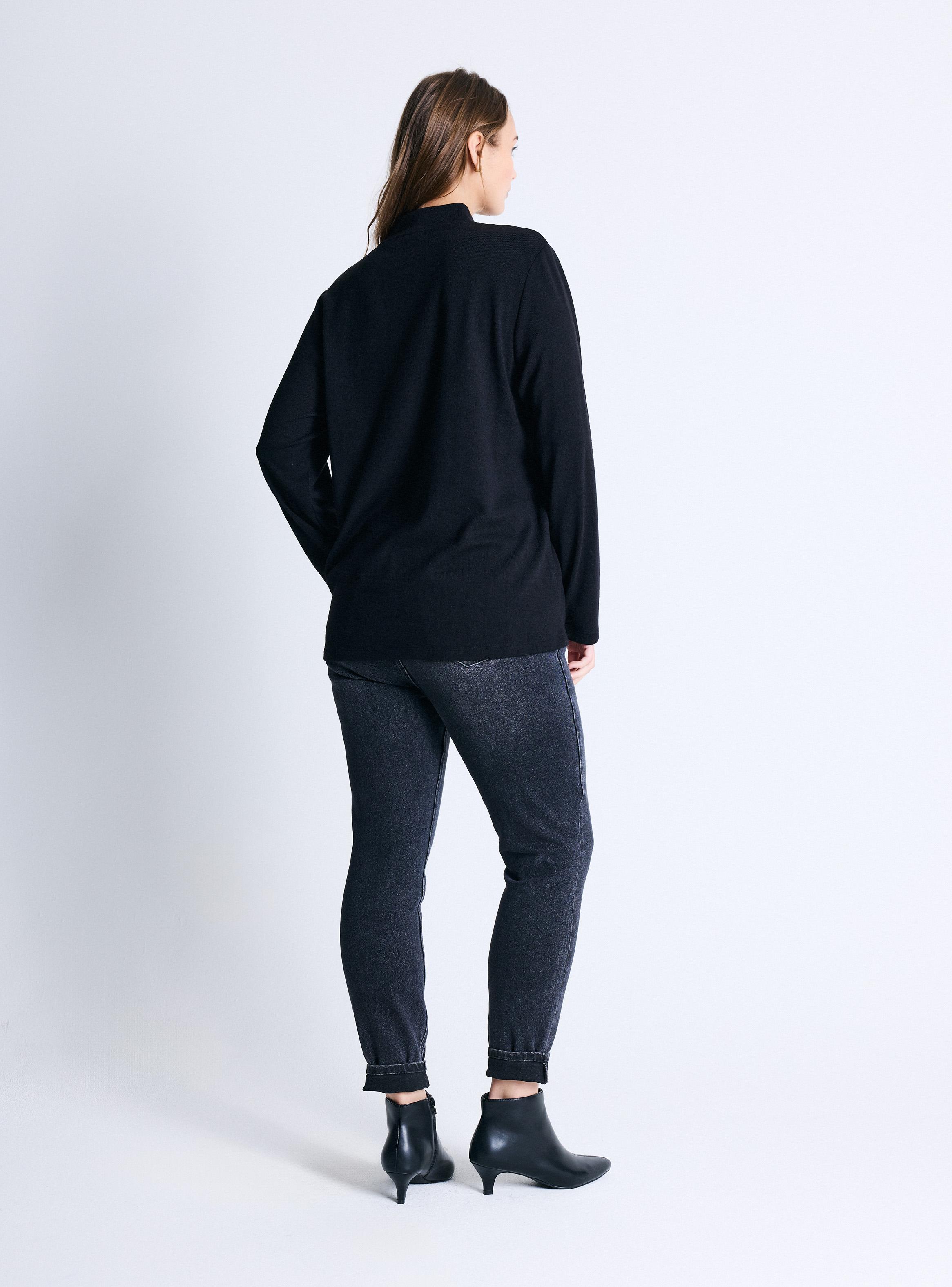 Sweater Cuello Alto Básico-5