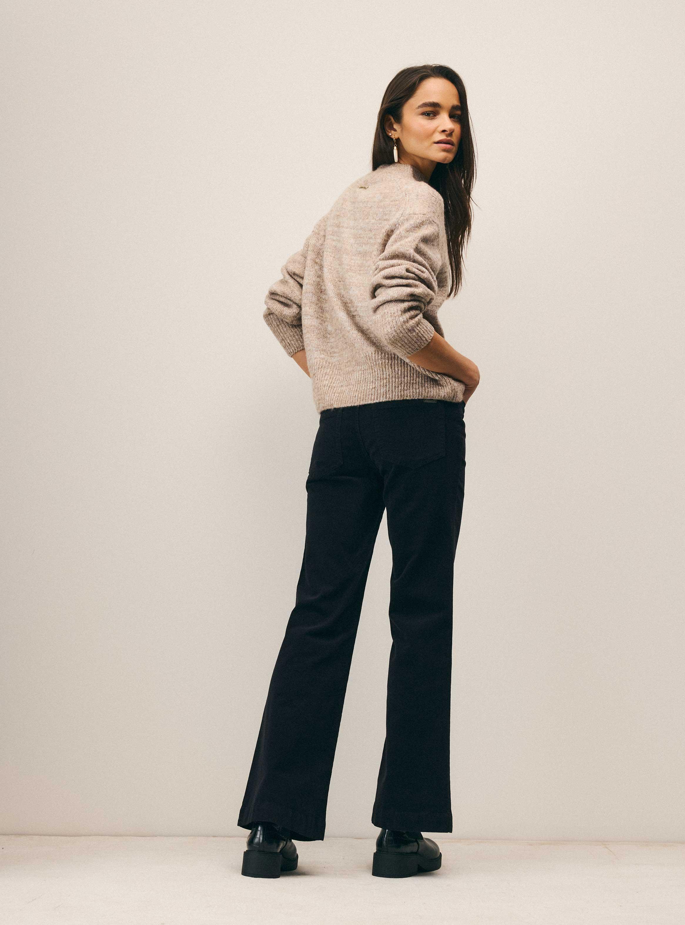 Pantalón Cotelé Fleare con Proceso de Teñido-5