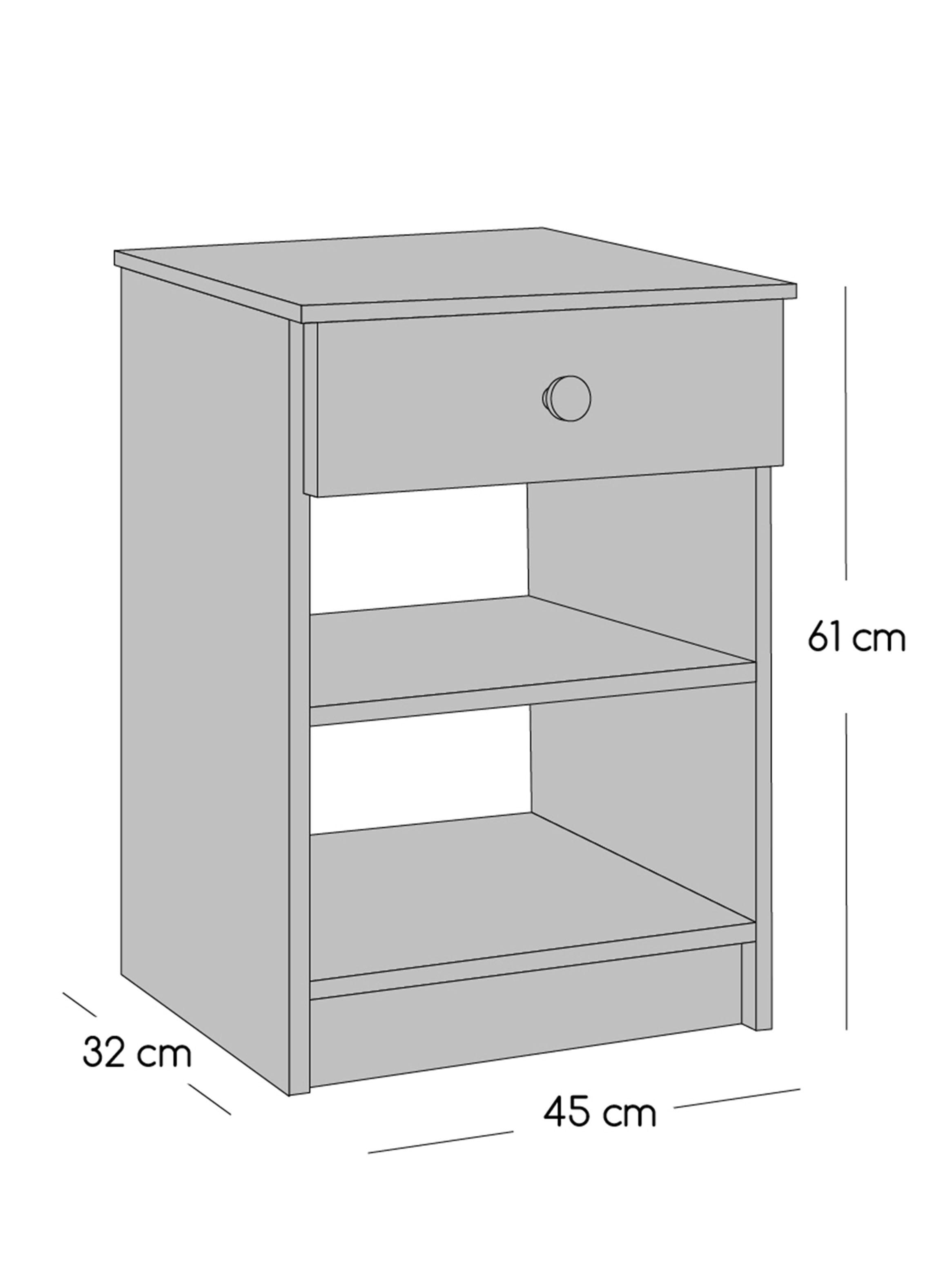 Cama Europea Cadiz 2 Plazas Base Dividida + Respaldo Nuit + Velador Granada Grey-2