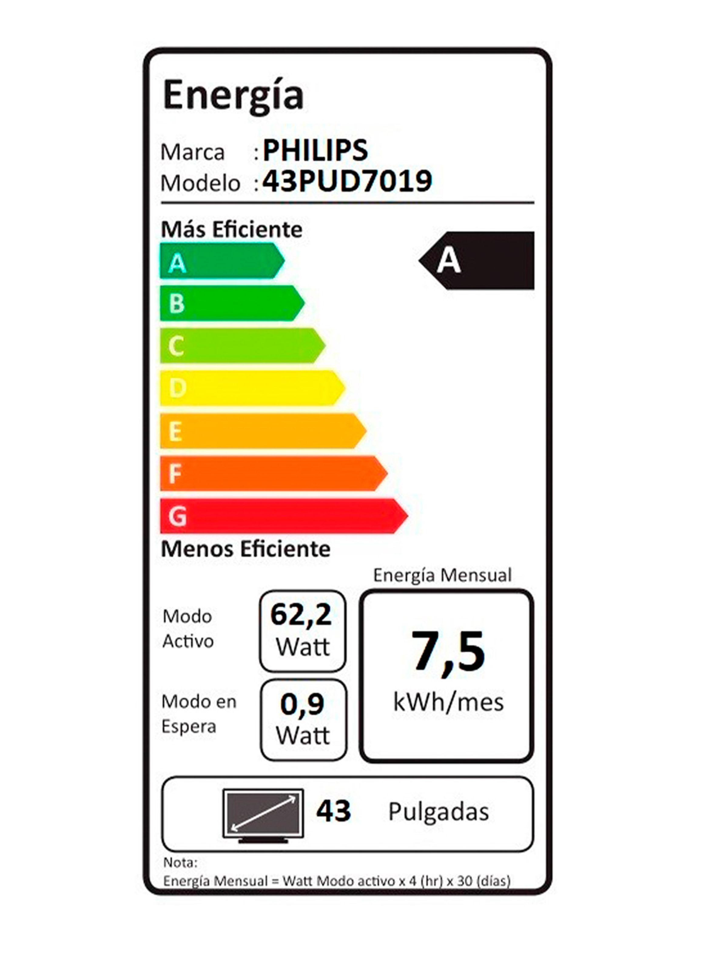 LED Smart TV 43'' UHD 4K 43PUD7019 Google TV-7