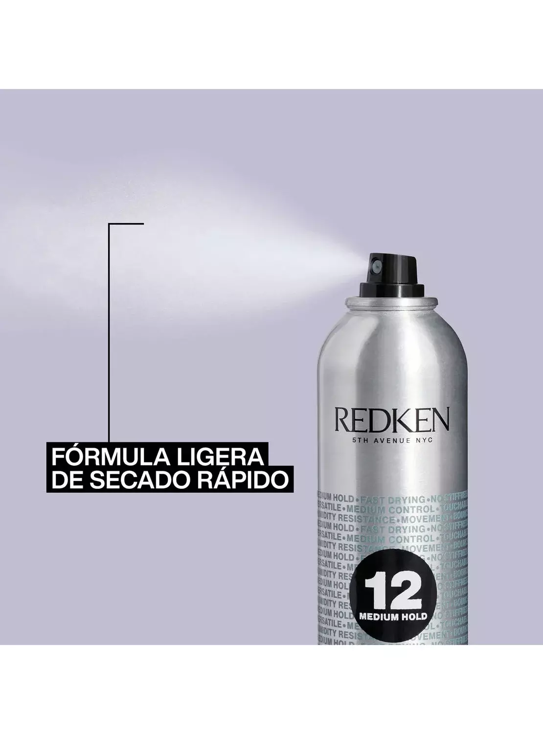 Laca de Fijación Brushable Hairspray 12 290ml Redken-3