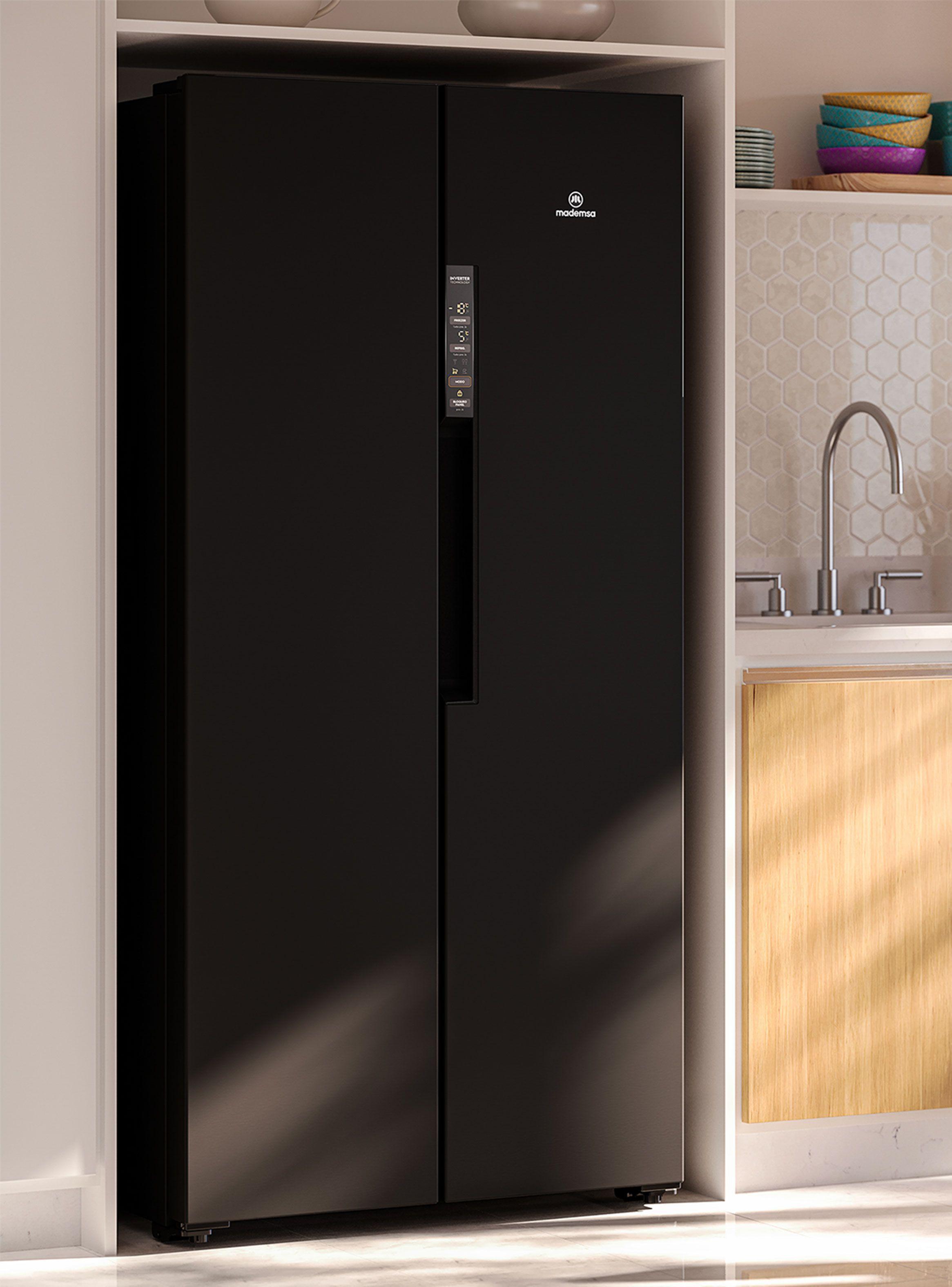 Refrigerador Side by Side No Frost 430 Litros MAS430B Negro-5