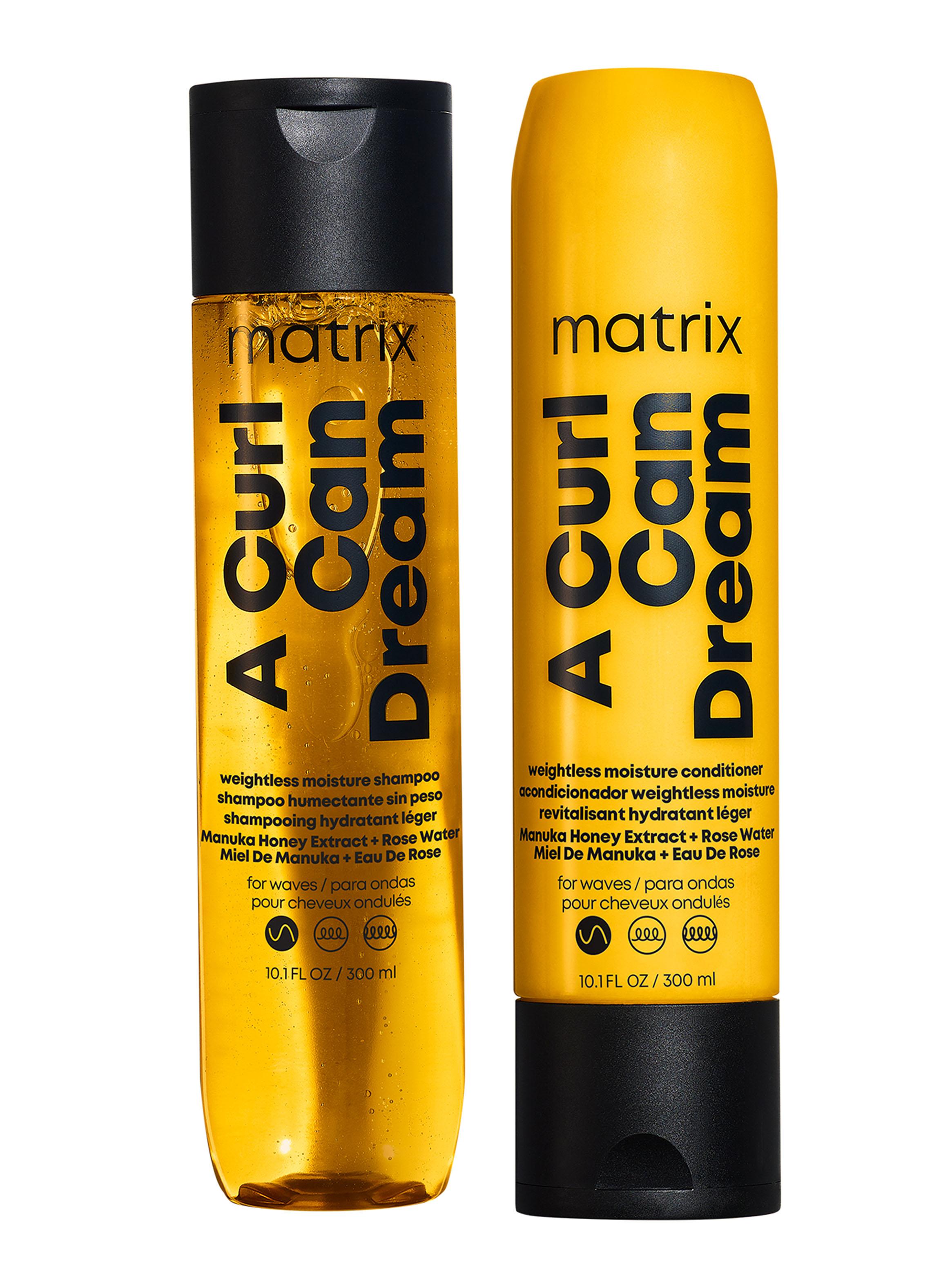 Set Shampoo Hidratación 300ml + Acondicionador 300ml Cabello Ondulado a Curl Can Dream Matrix-1