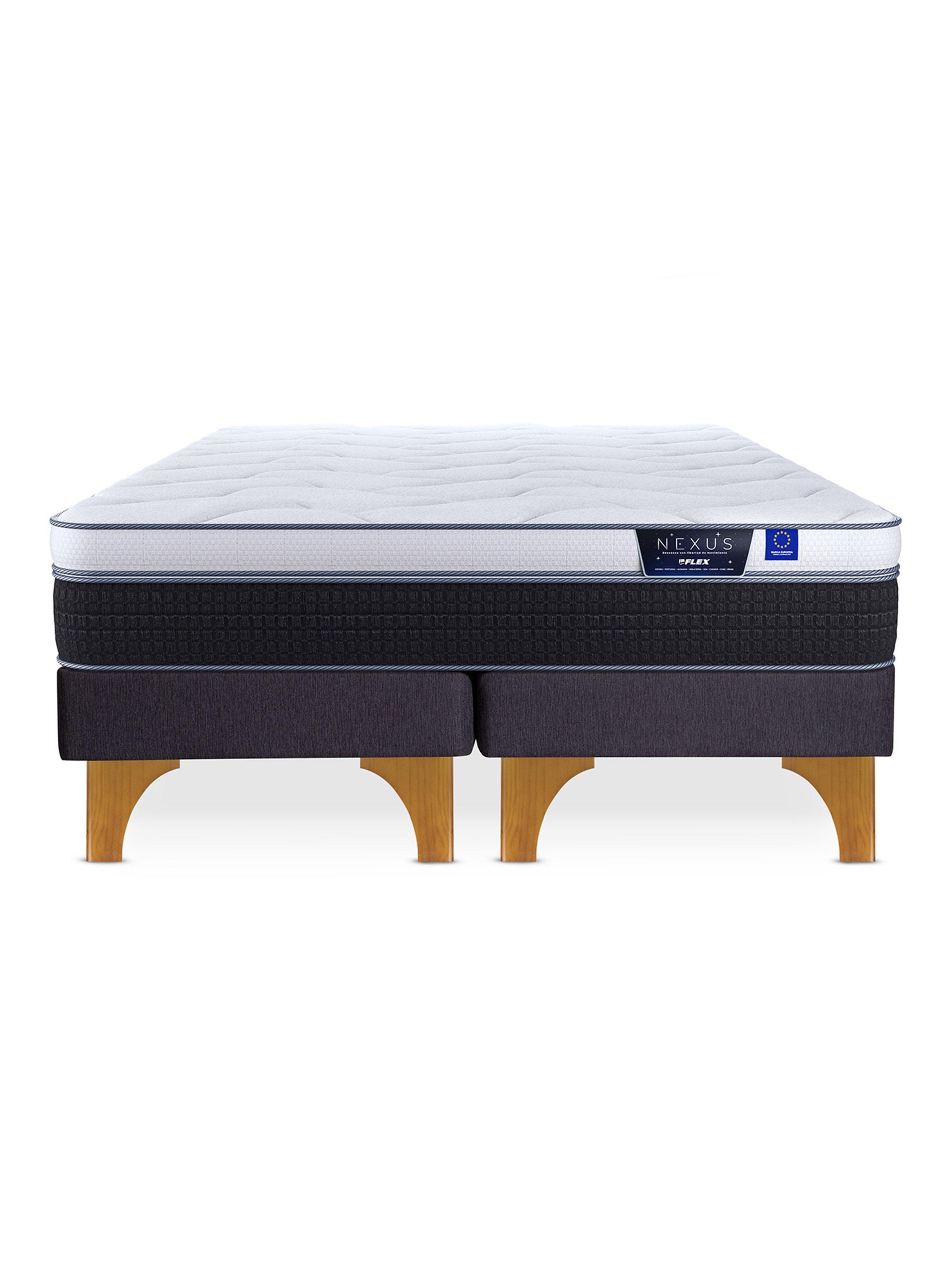 Cama Europea Nexus 2 Plazas Box Base Dividida-2