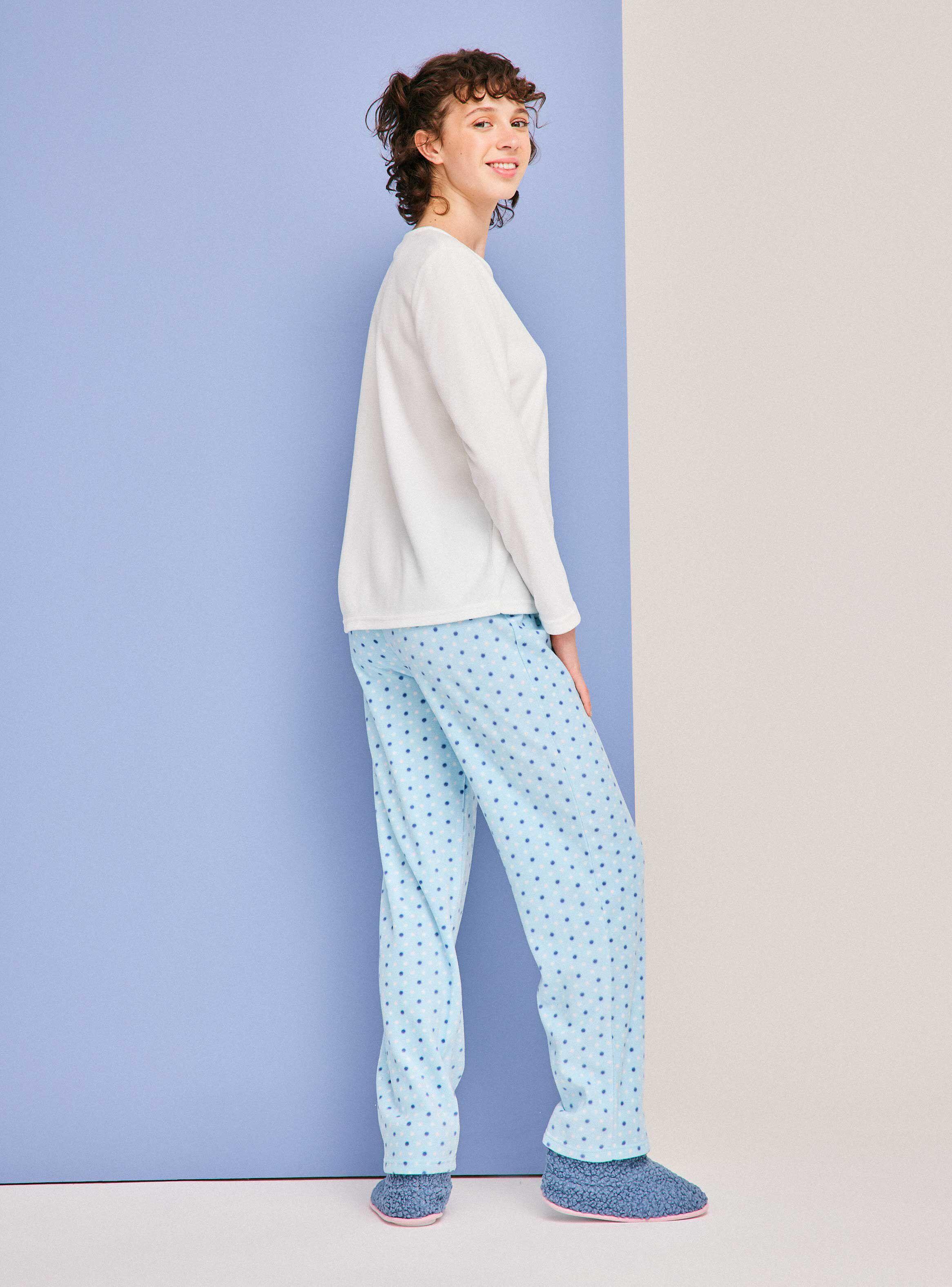 Pantalón Pijama Largo Full Print Micro Polar-5
