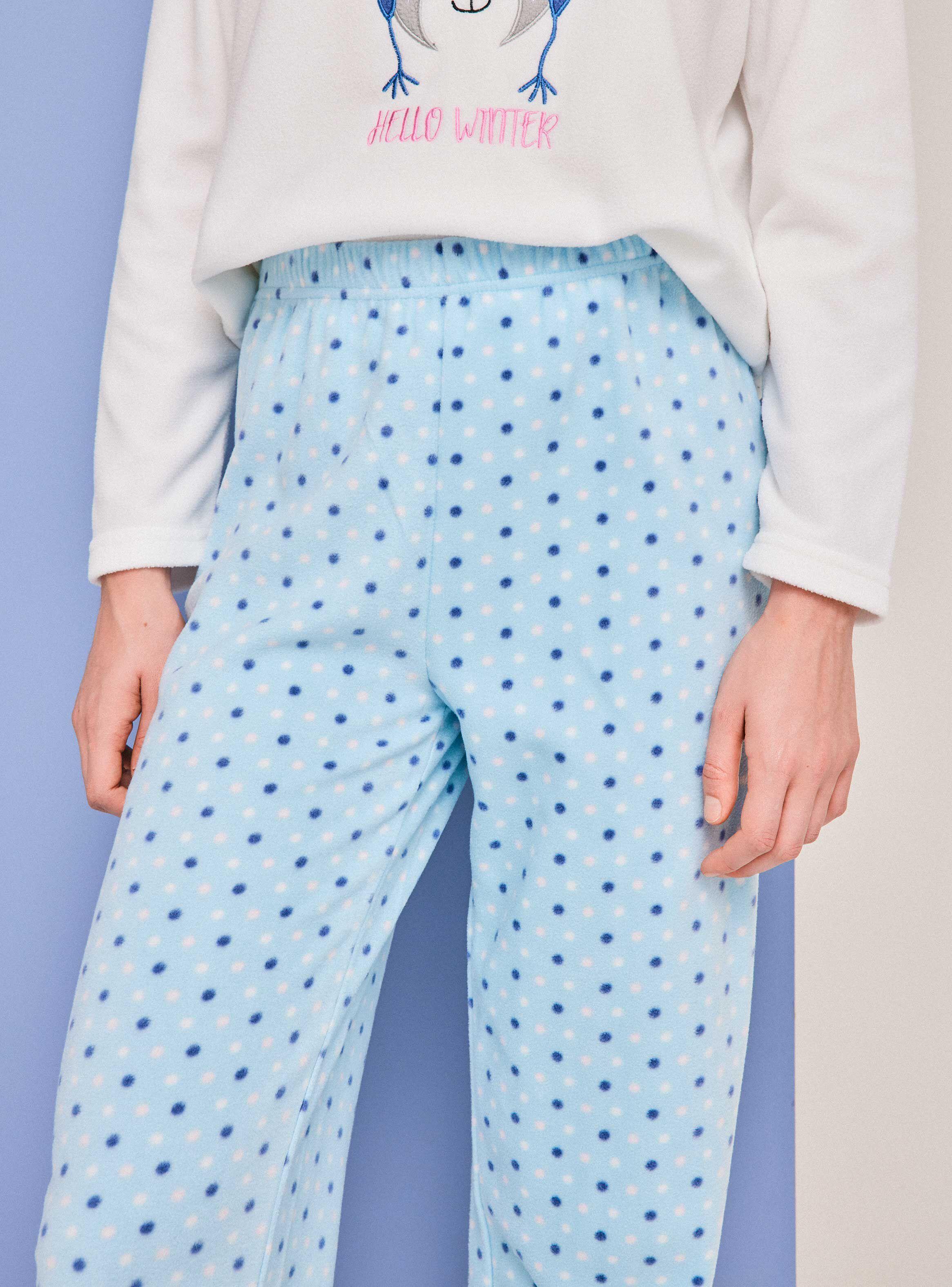 Pantalón Pijama Largo Full Print Micro Polar-2