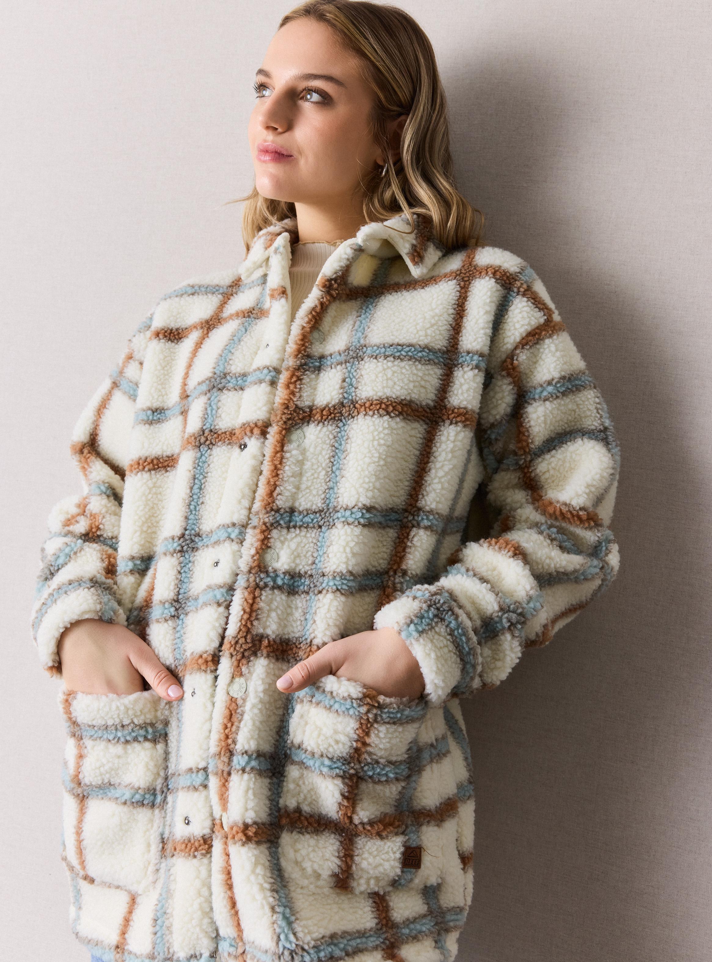 Sobrecamisa Sherpa Mangas Aglobadas Botones Snaps-3