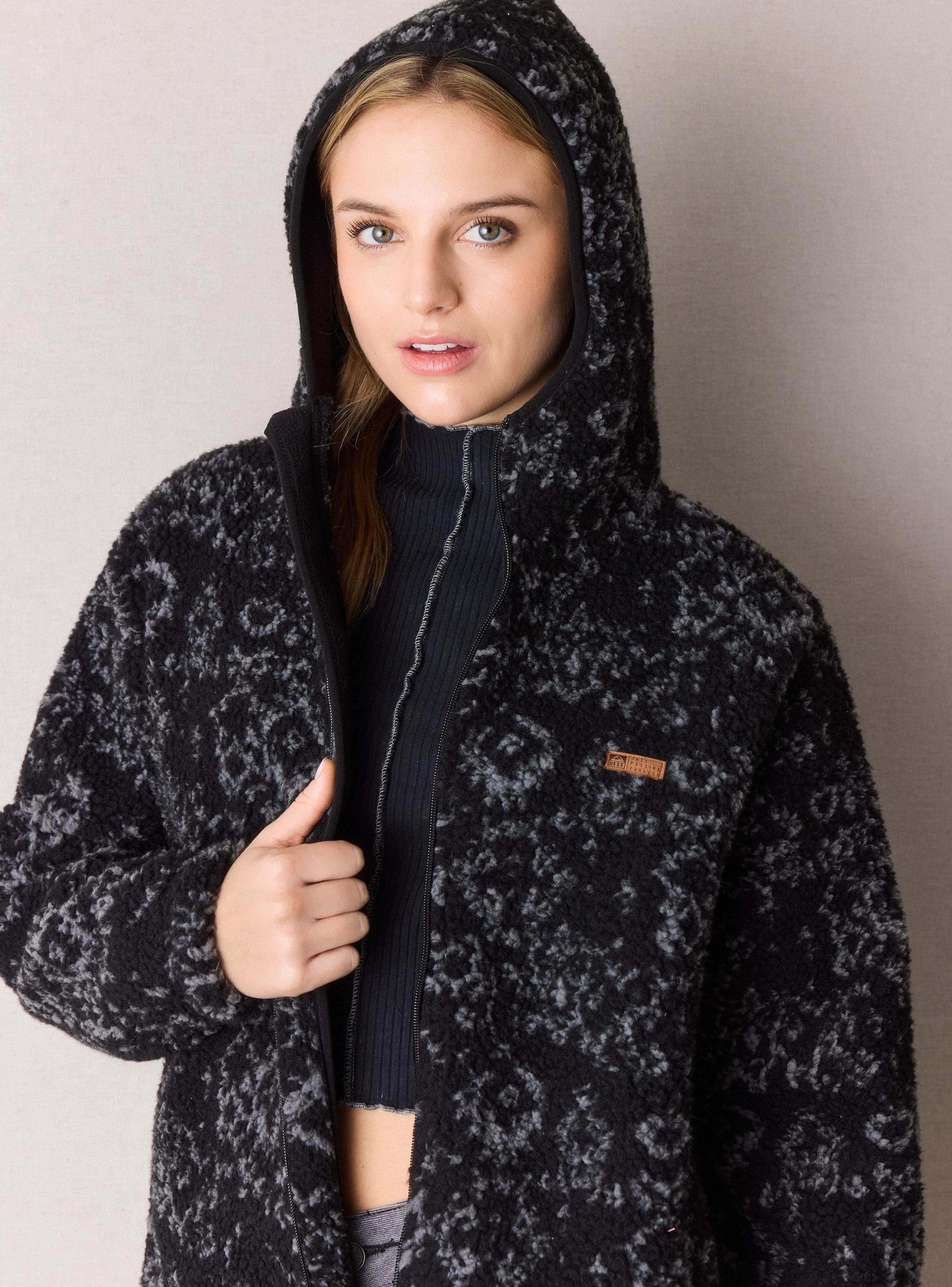 Sherpa Tejido Ribete Suede Pu Parche-2