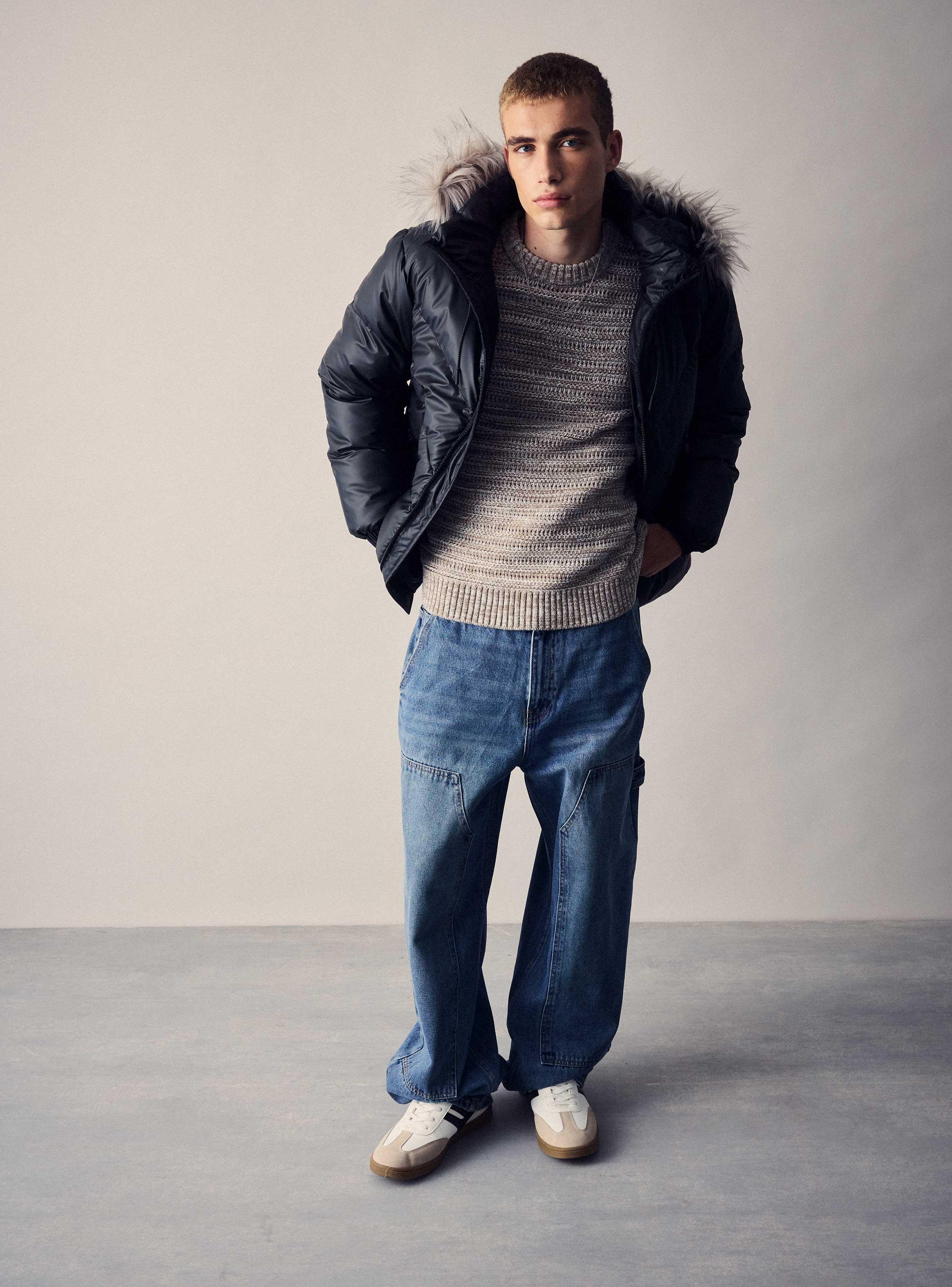 Parka Con pelos desmontables-4