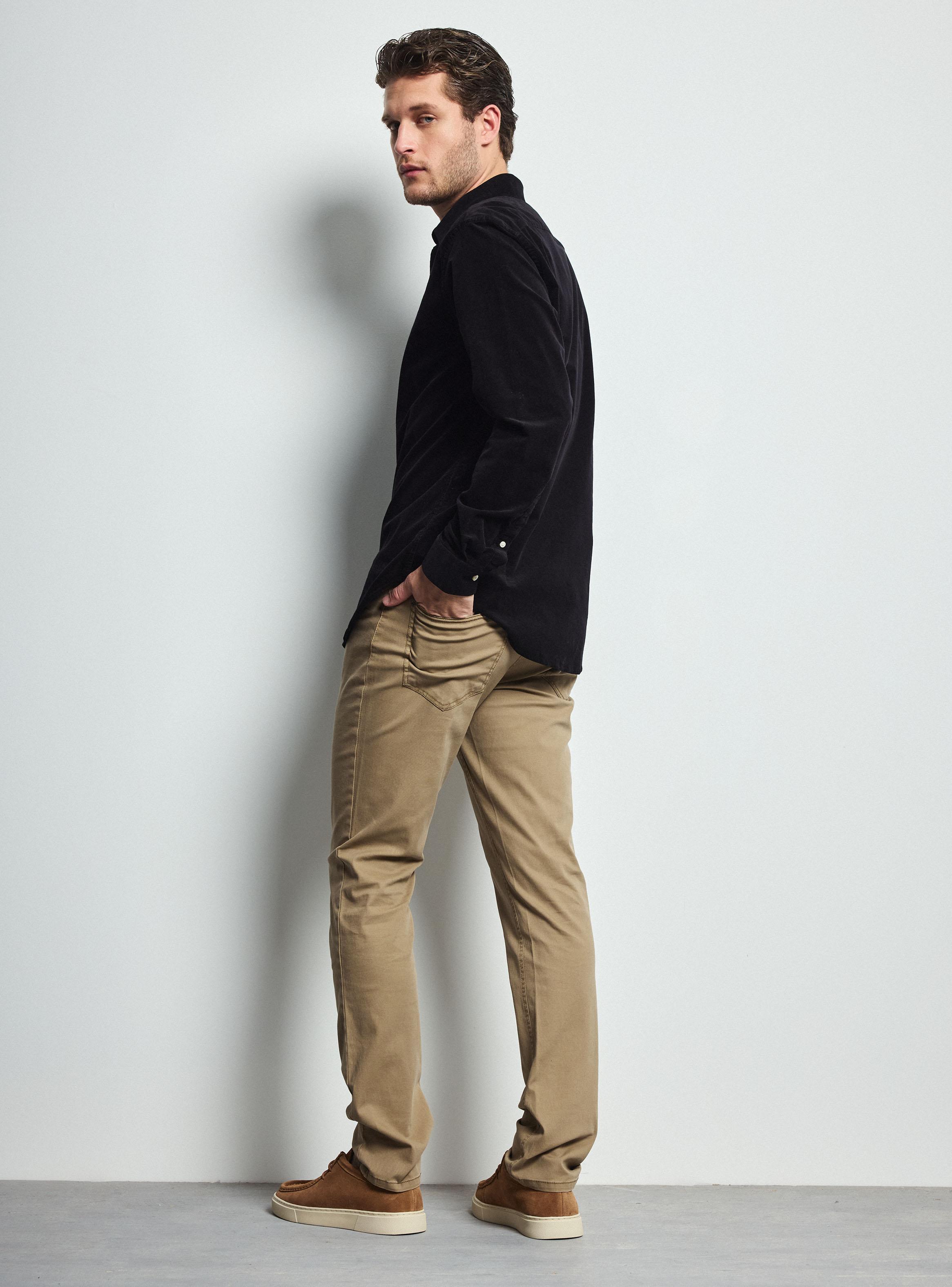 Camisa Cotelé con Spandex-5
