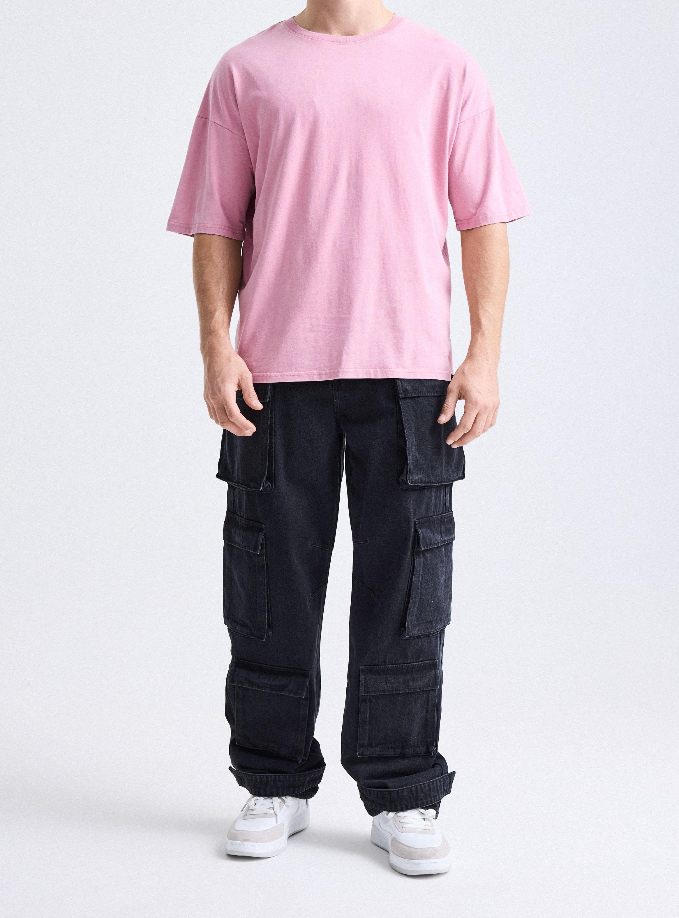 Jeans Multipocket Utilitario Baggy-4