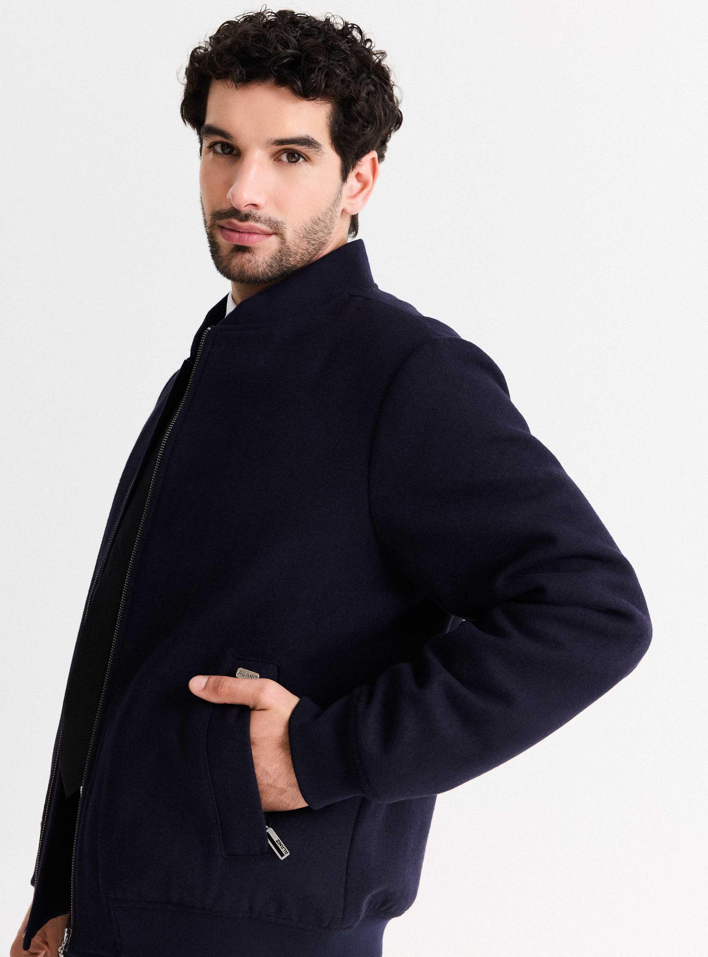 Chaqueta Clásica en Paño Liso-2