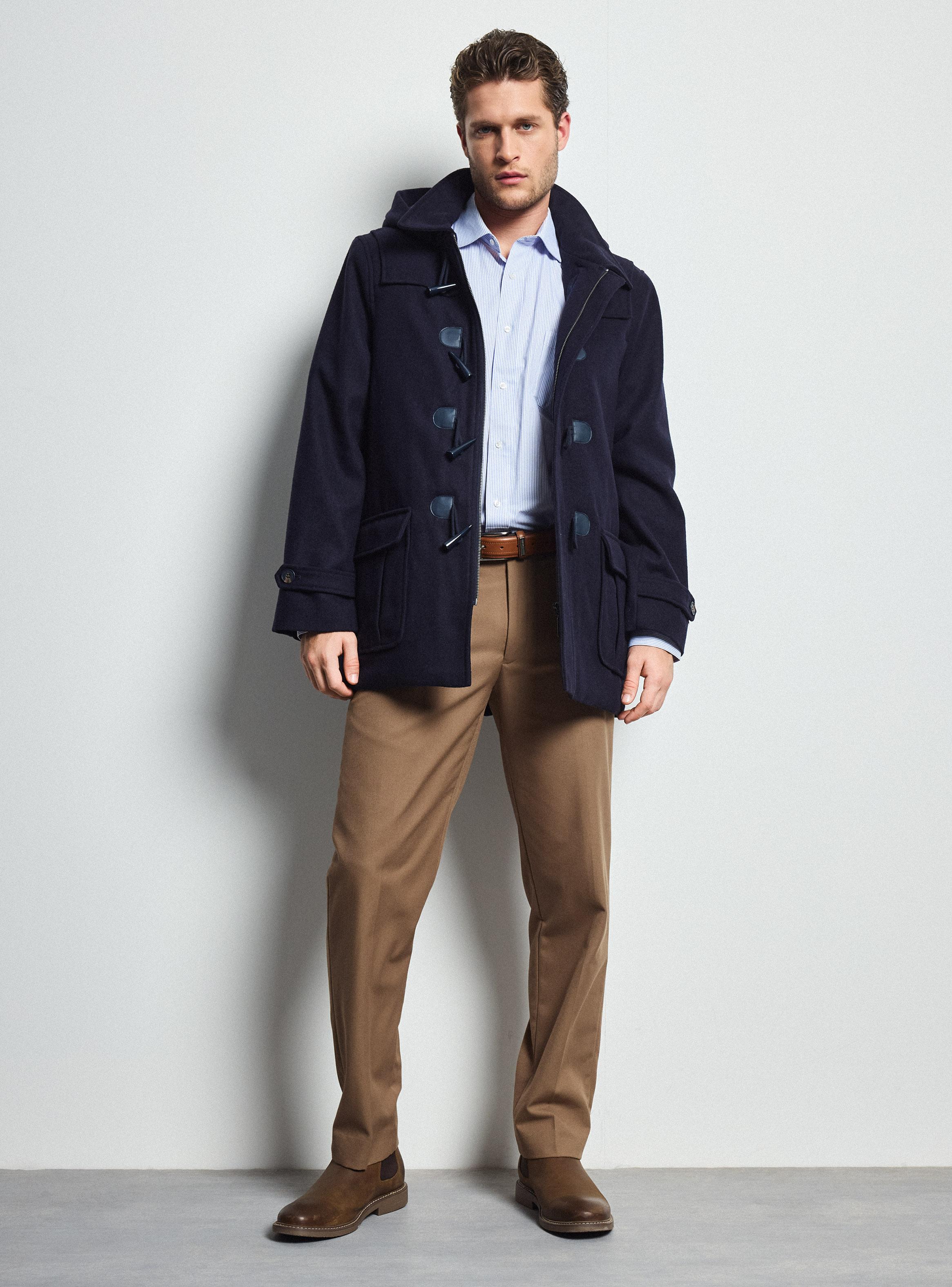Abrigo Modelo Montgomery Paño Liso-4