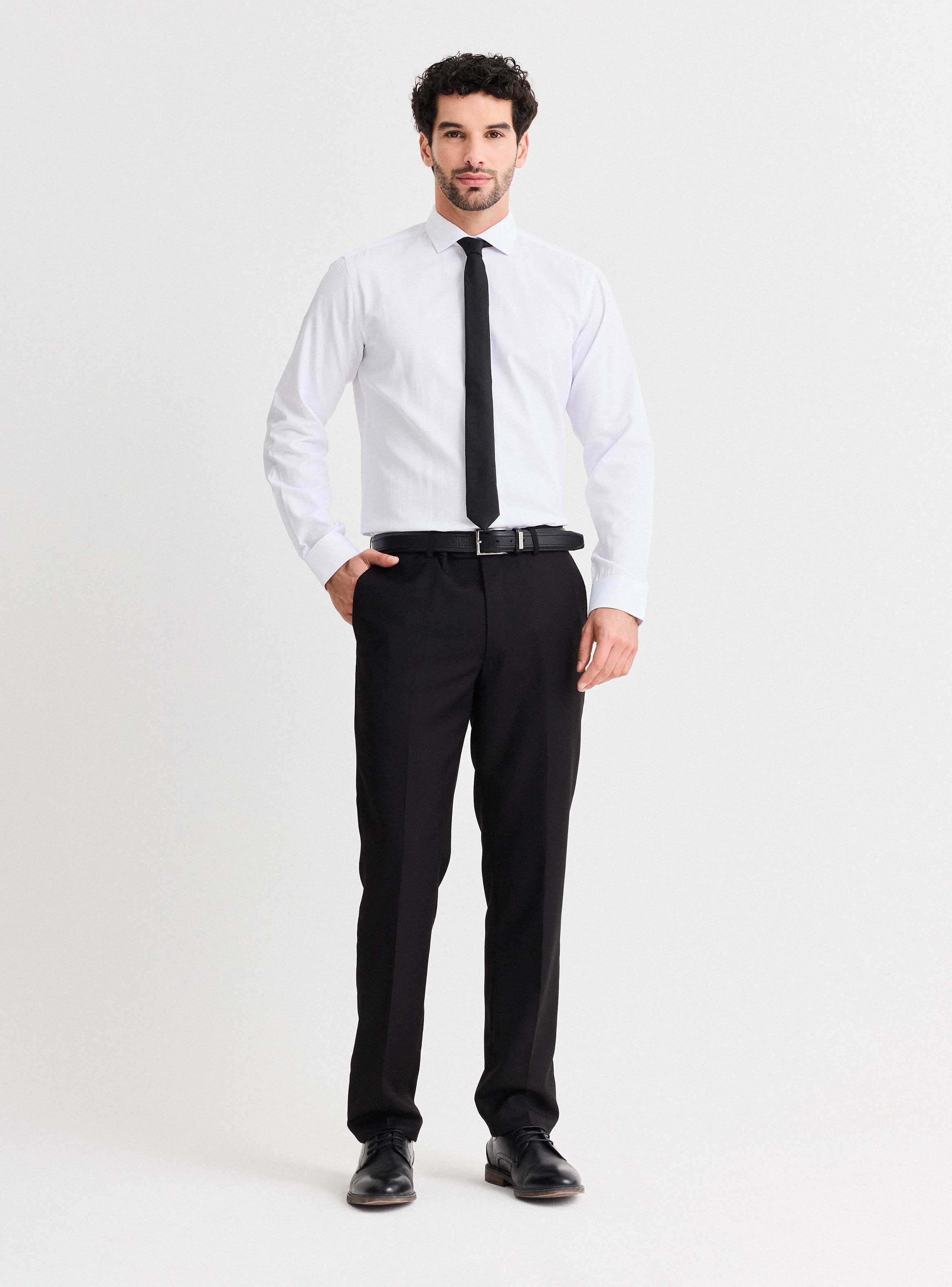 Camisa Slim Fit Texturada-4