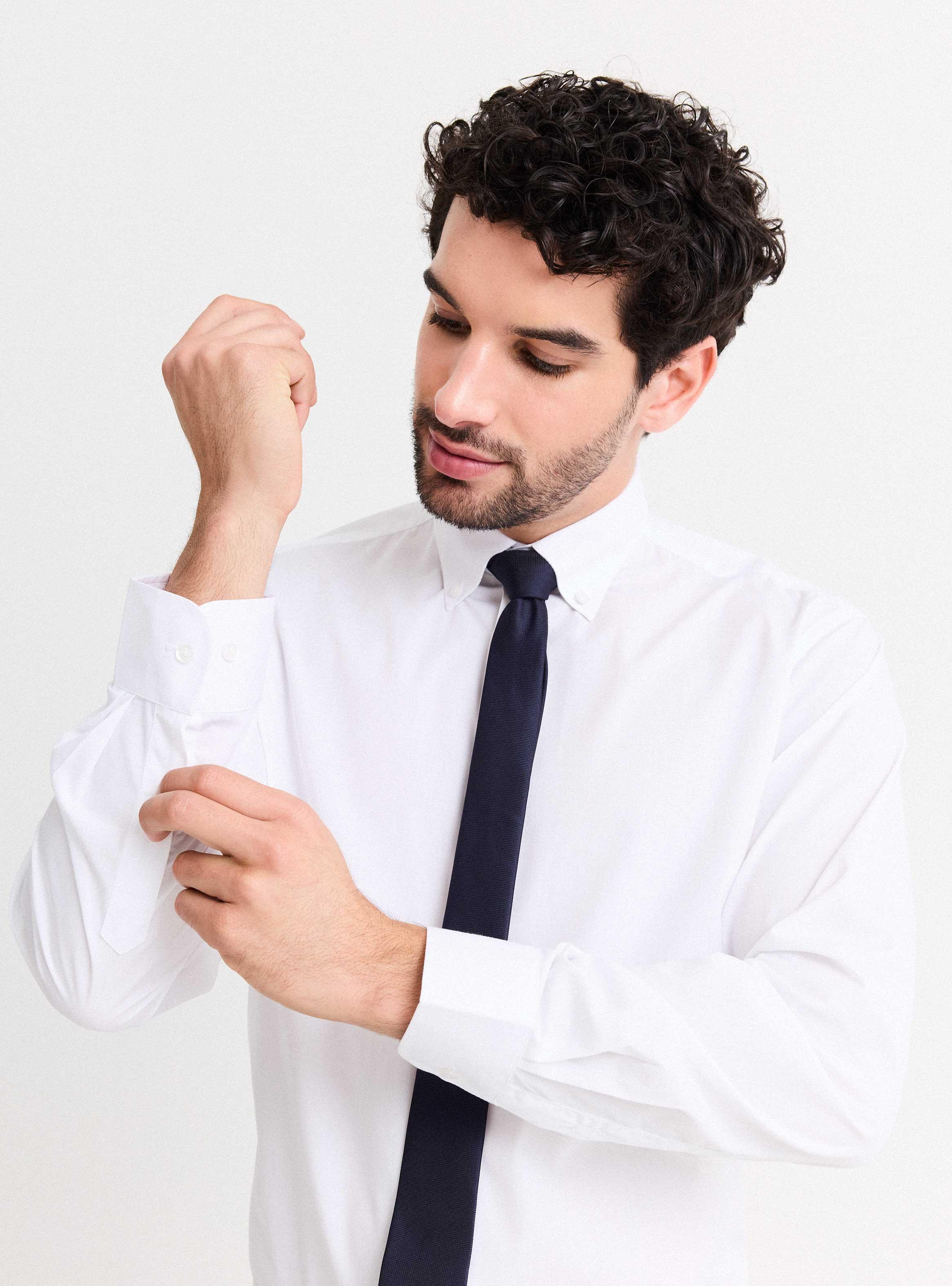 Camisa Blanca Slim Fit -2