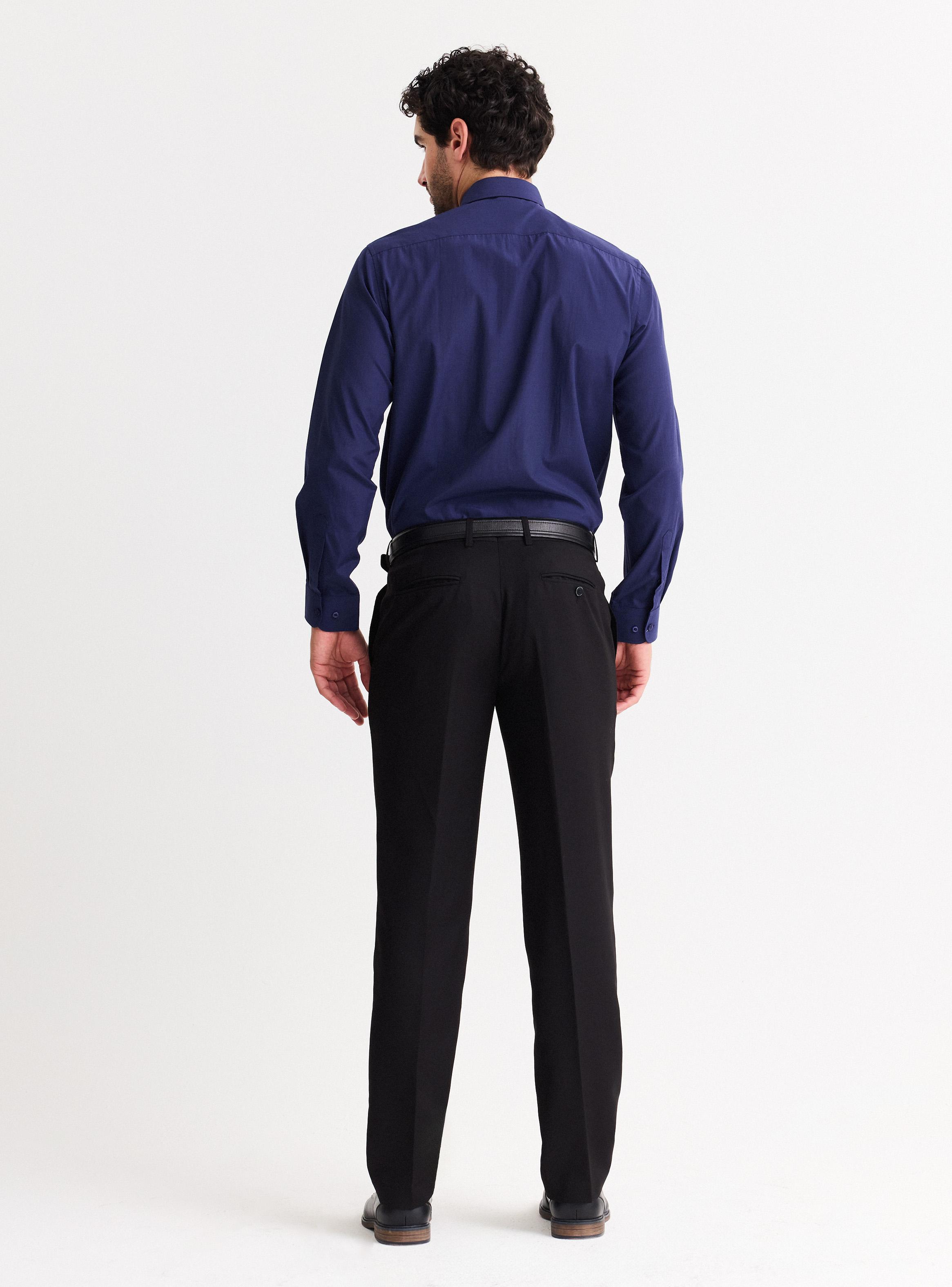 Camisa Textura Liso Slim Fit-5