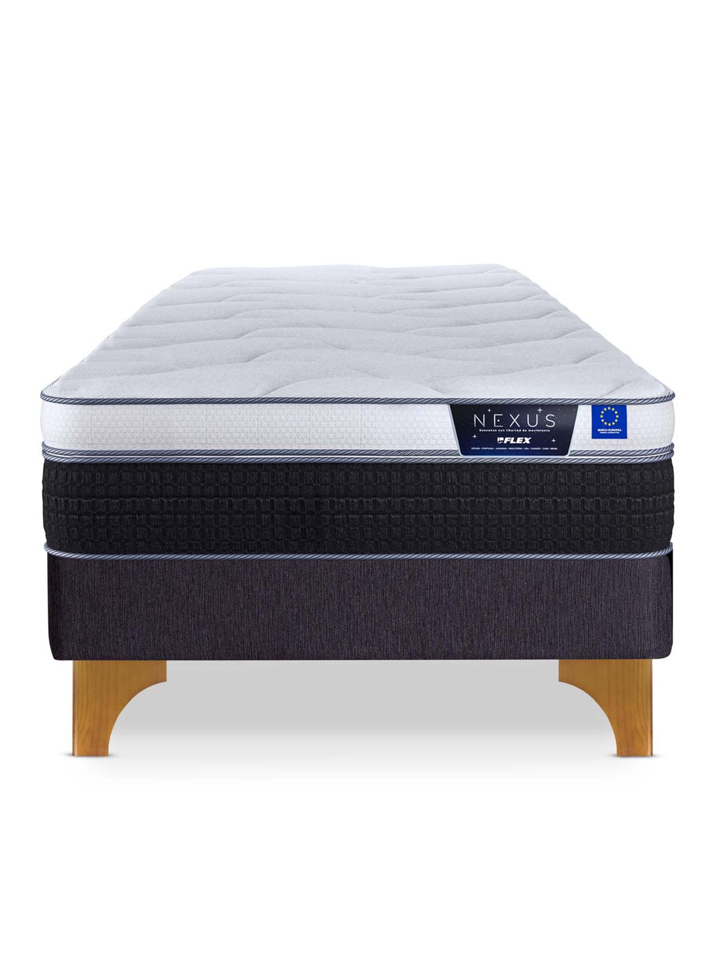 Cama Europea Nexus 1.5 Plazas Box-2