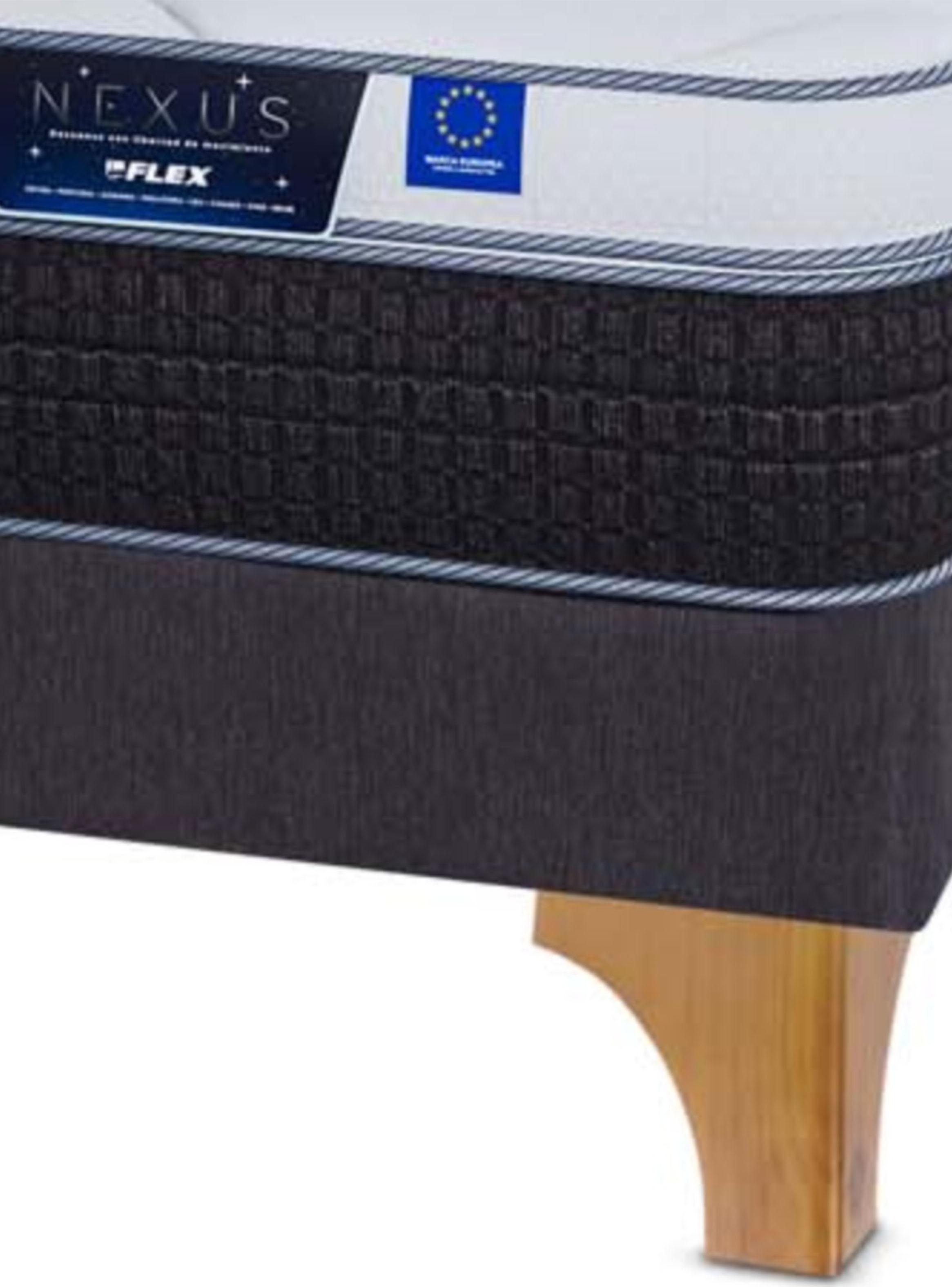 Cama Europea Nexus 1.5 Plazas Box + Respaldo Modern-4