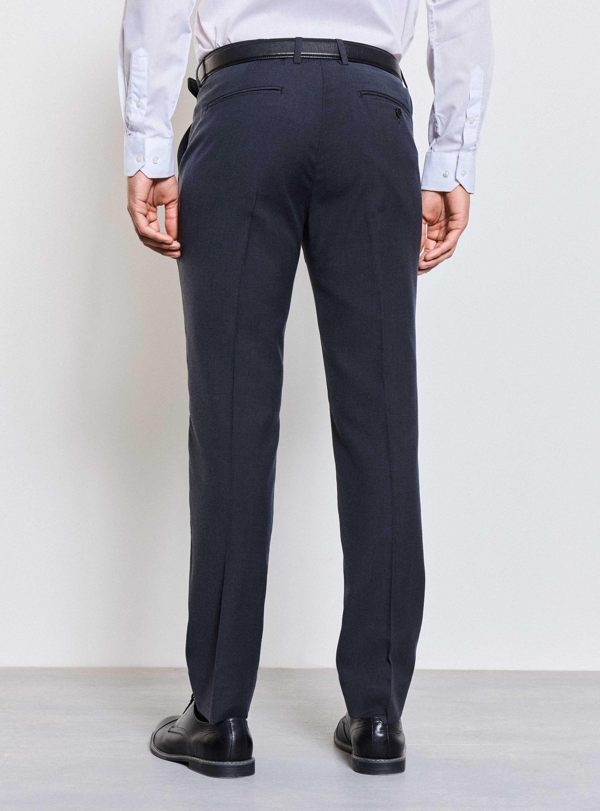 Pantalón Vestir Slim Fit Lana Polyester-1