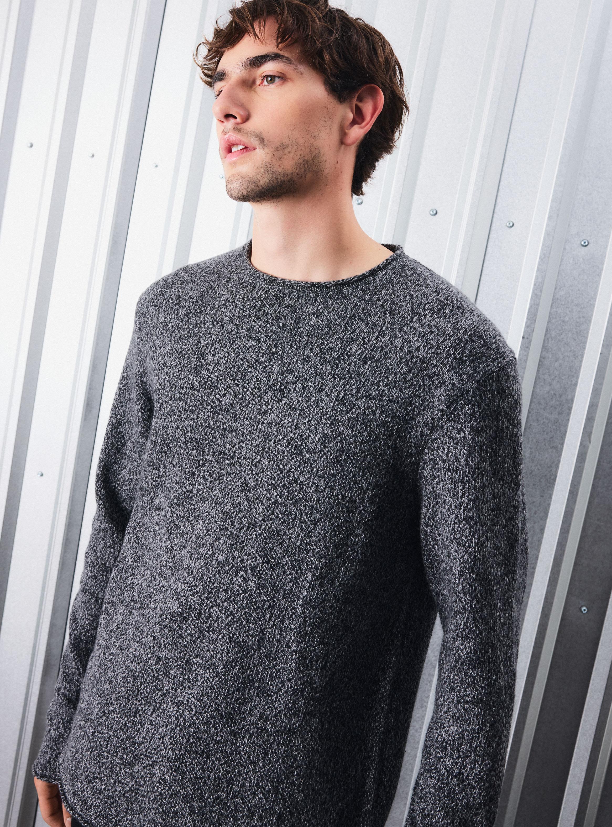 Sweater Melange con Lana-2