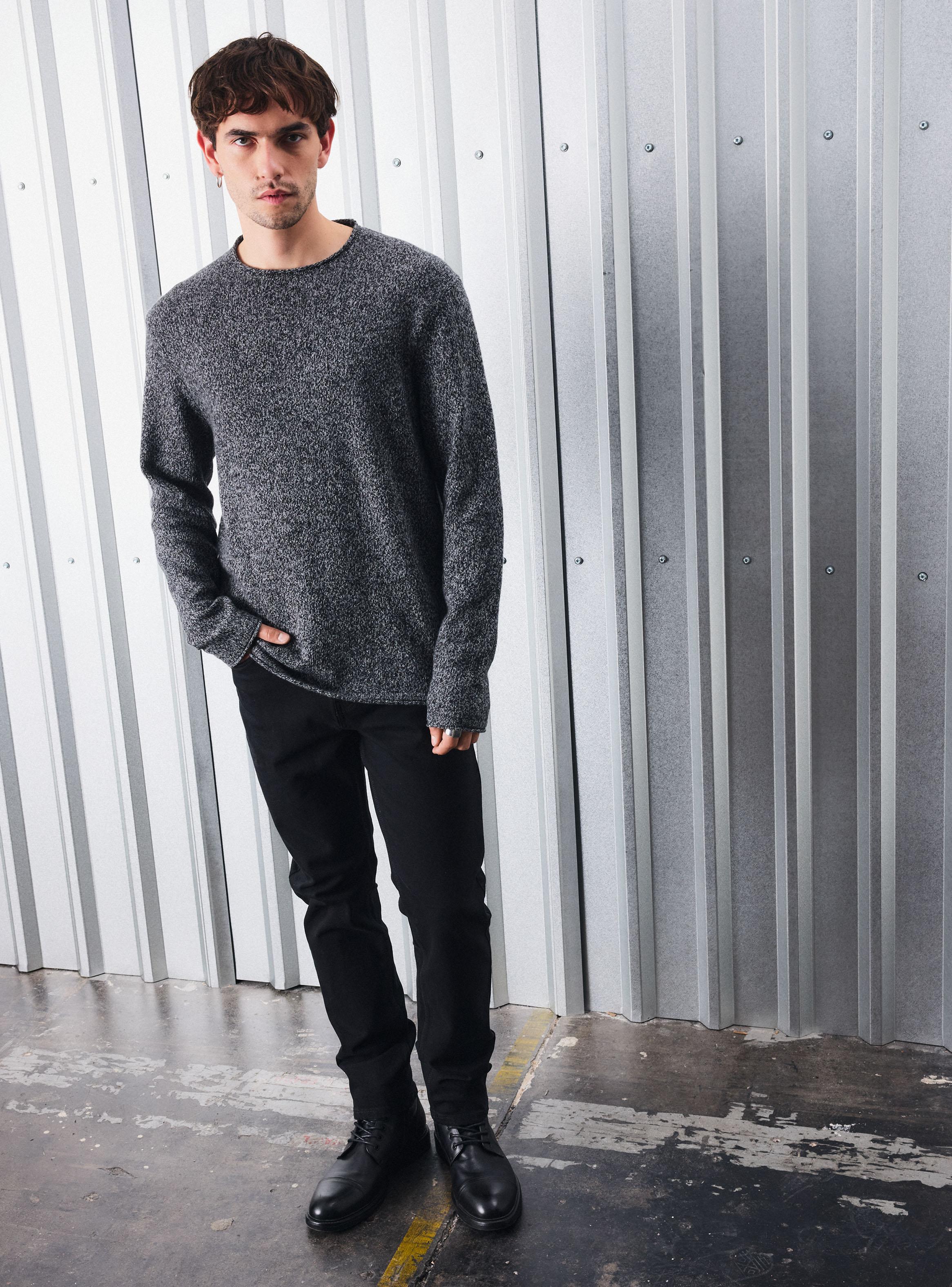 Sweater Melange con Lana-4