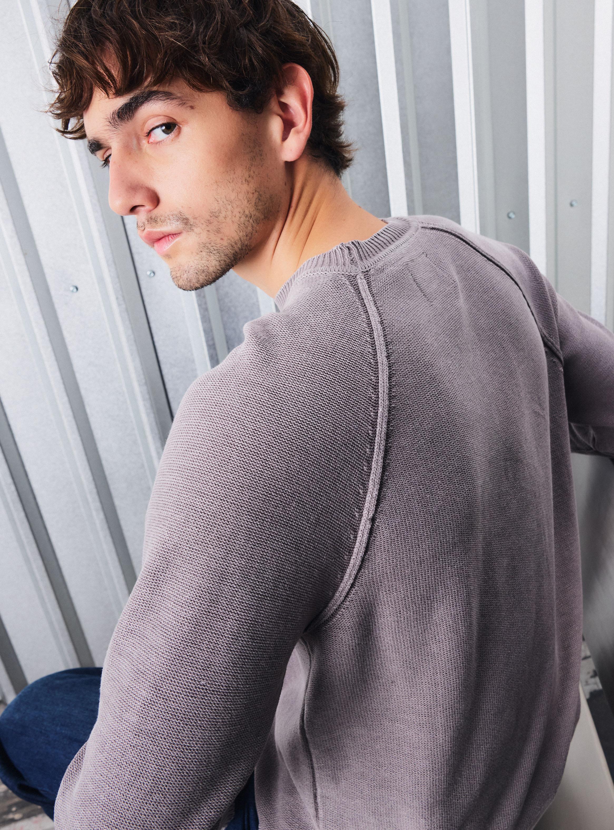 Sweater Melange Con Lana-3