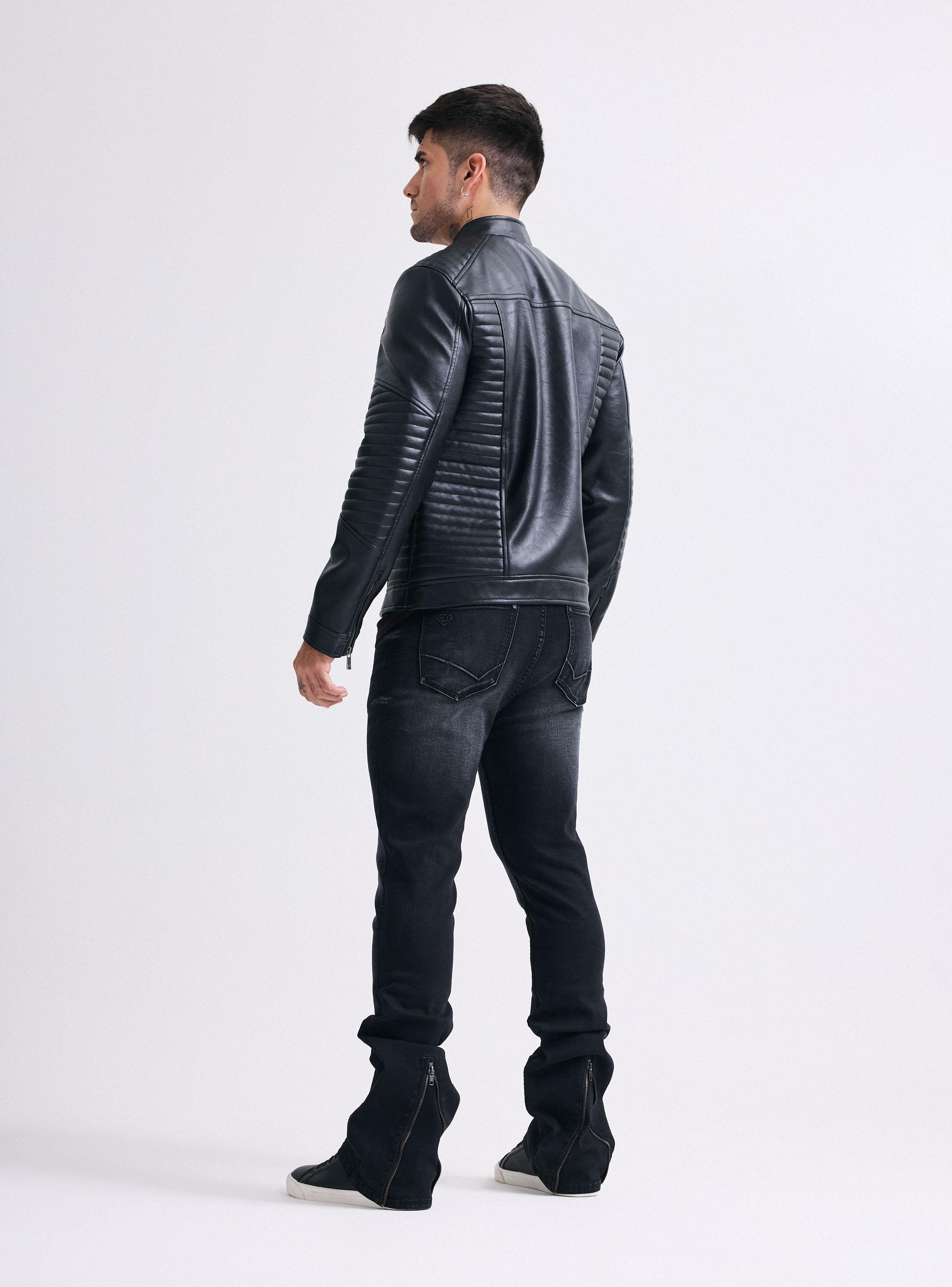 Chaqueta Biker Acolchada-5