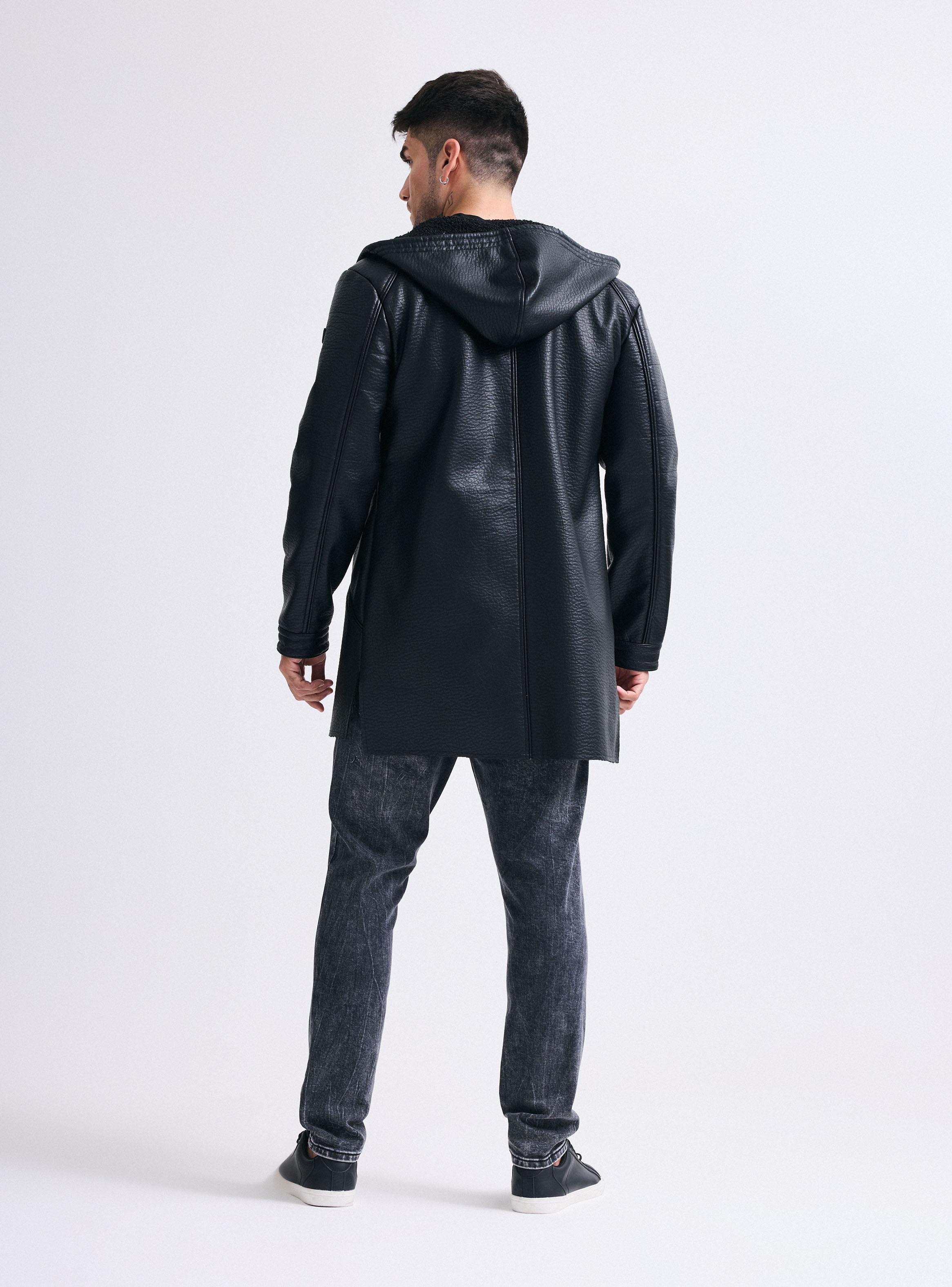 Chaqueta Longfit Gamulán Capucha-5