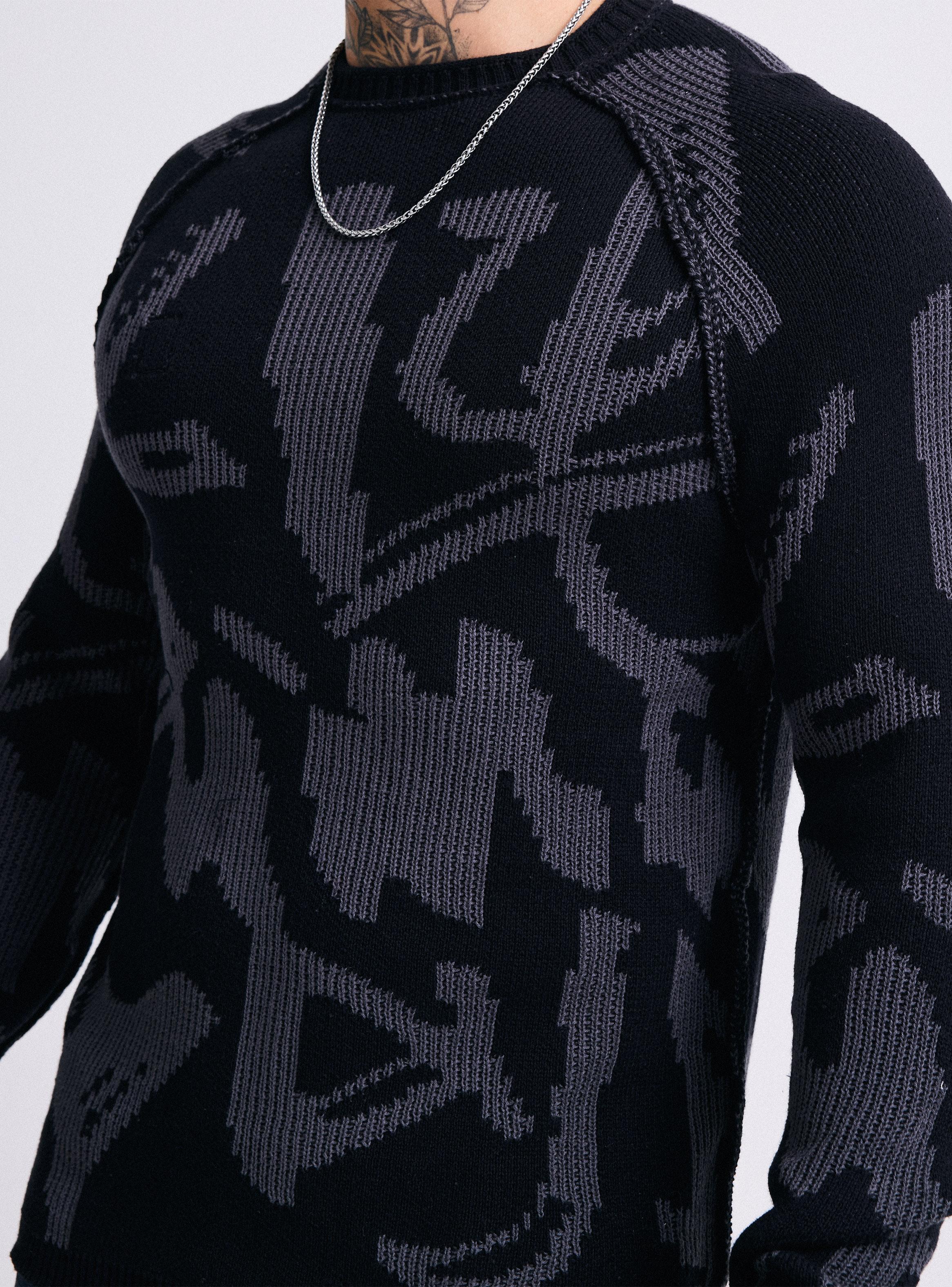 Sweater Jacquard Reversible-3