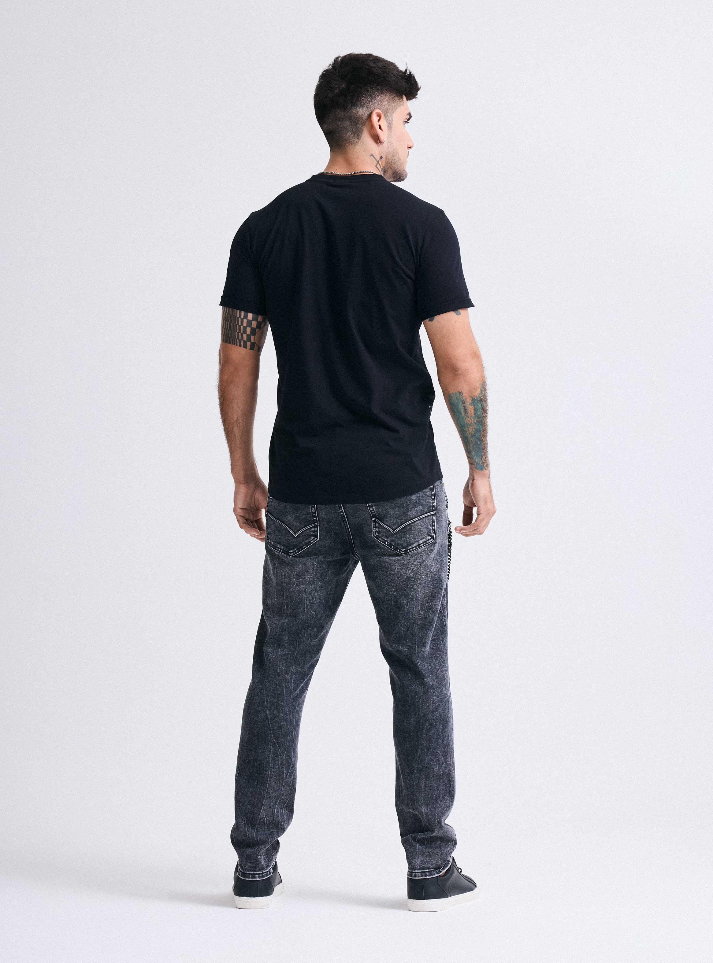 Polera Print Front Logo Terciopelo-5