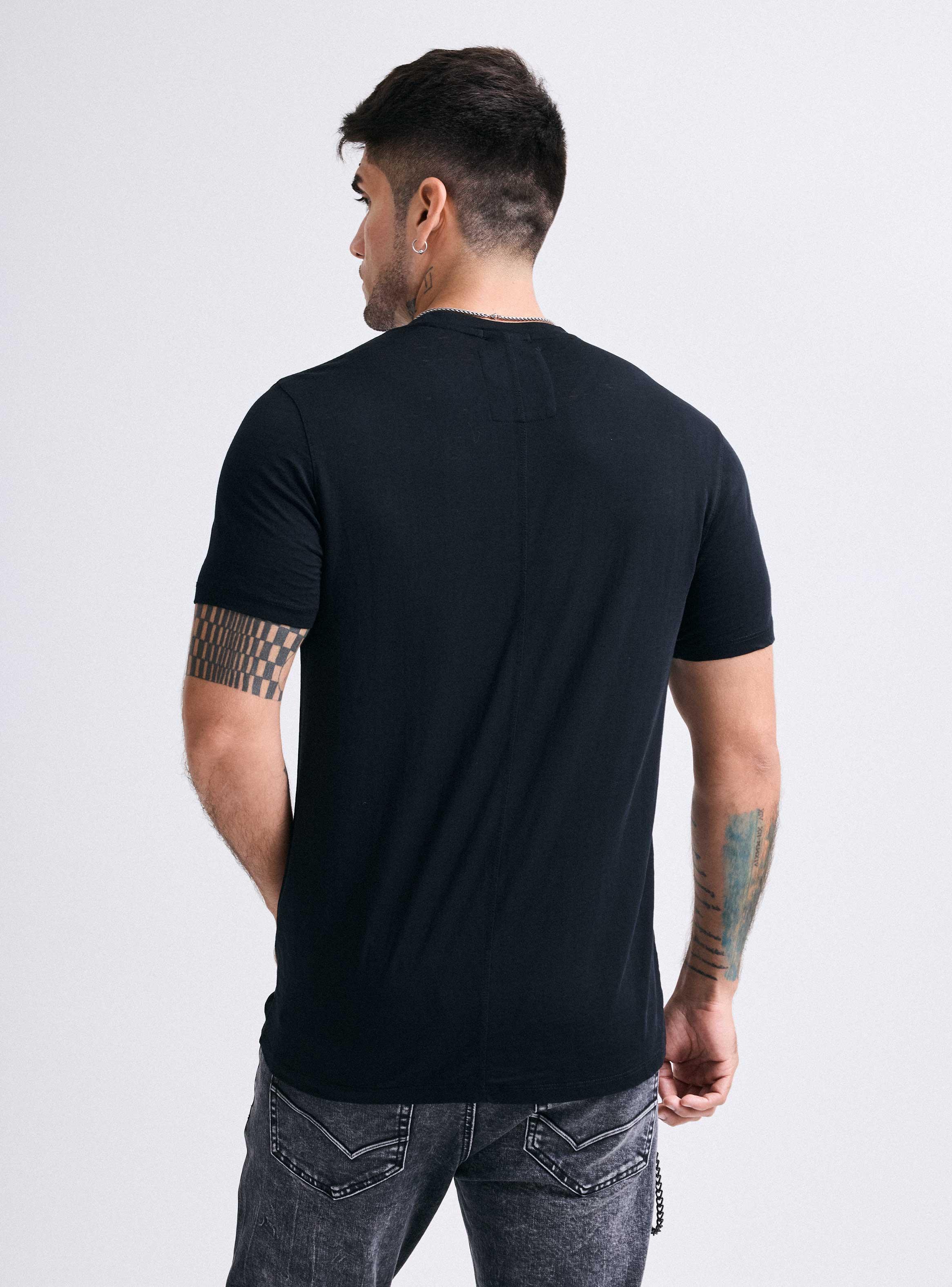Polera Lavada Corte Vertical-1