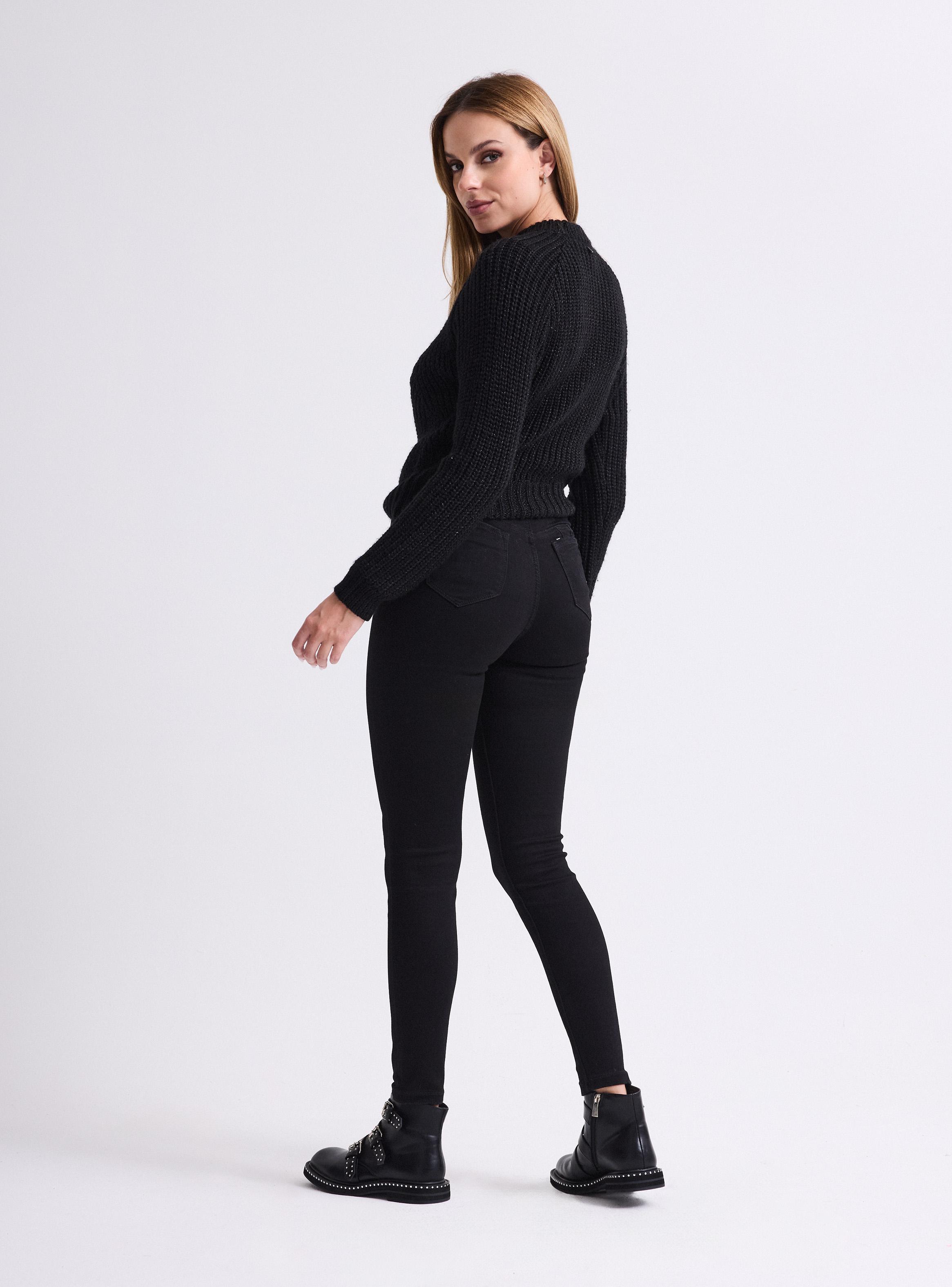 Sweater Cuello Redondo Metalizado-5